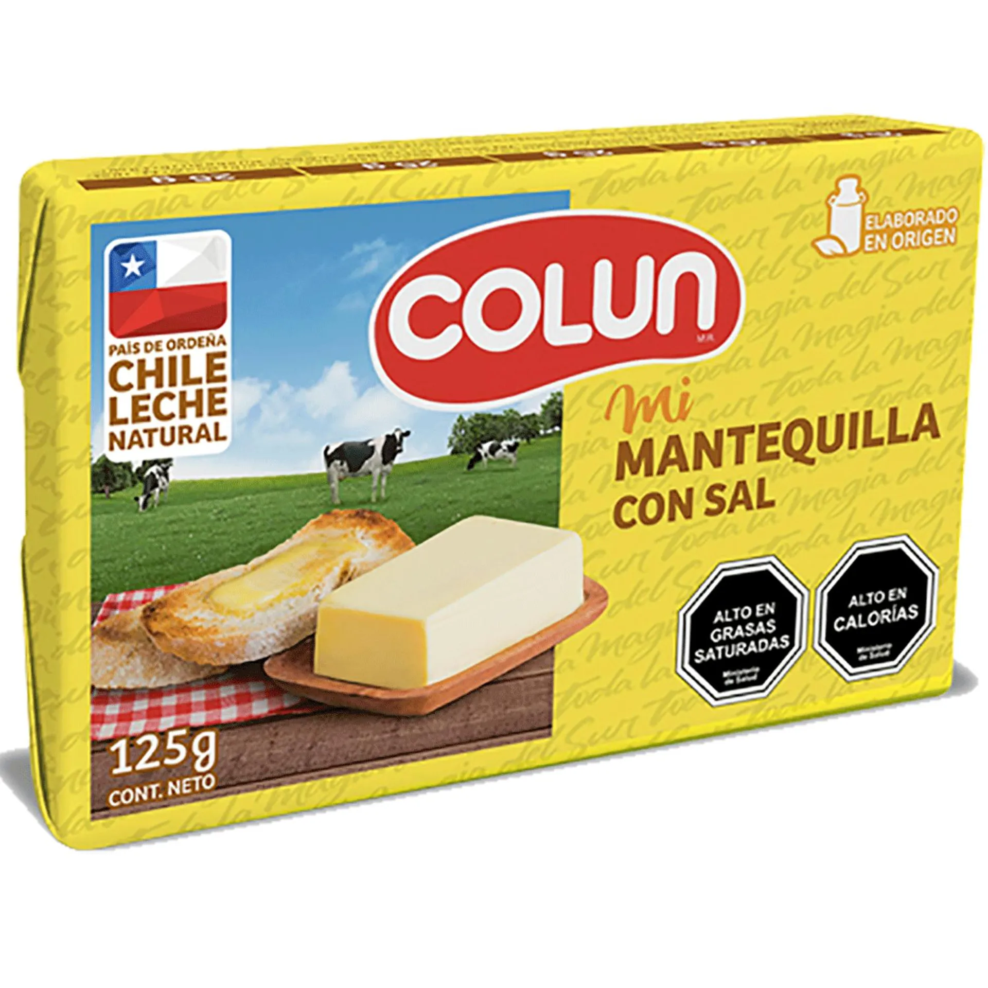 Mantequilla Colun Con Sal 125 g