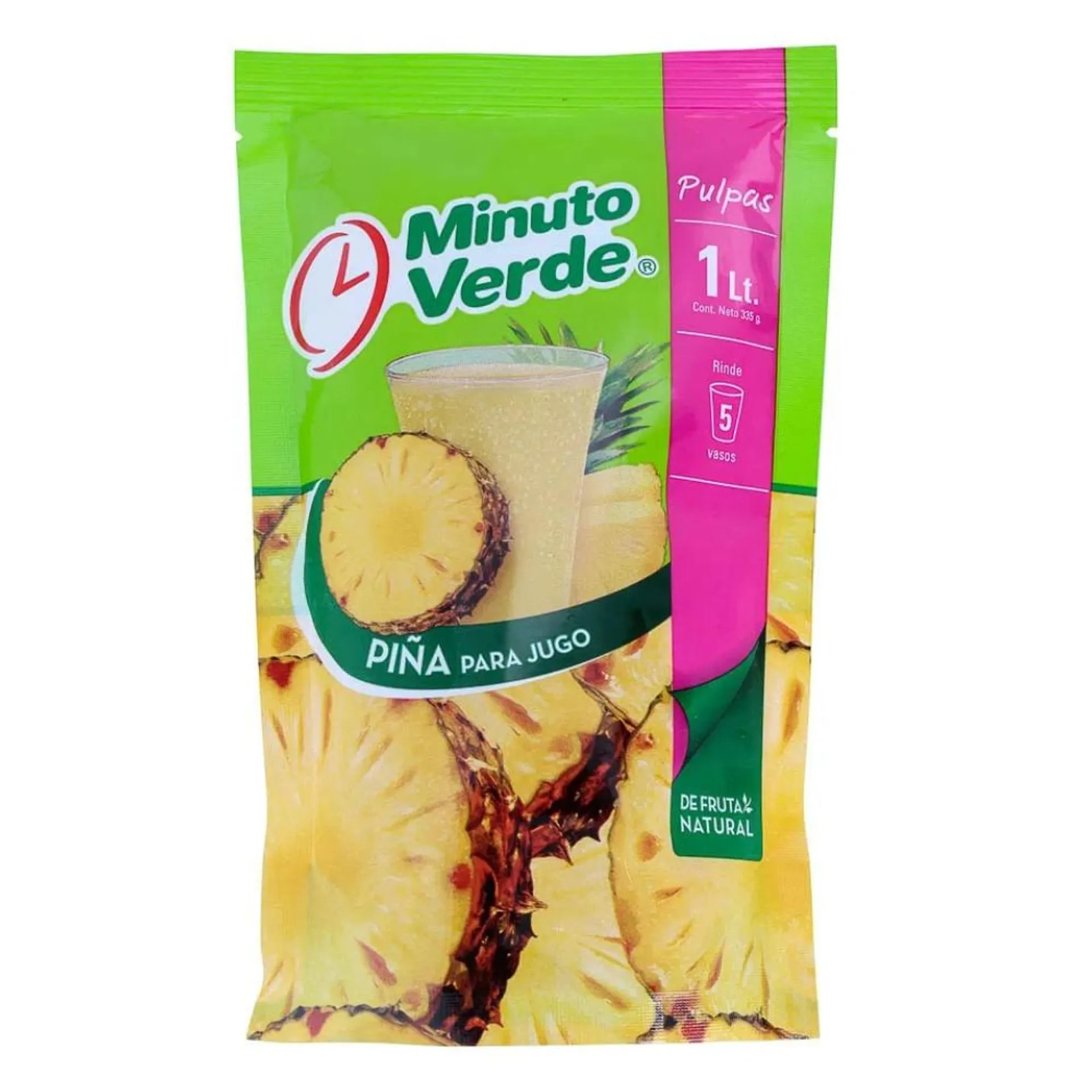 Pulpa jugo minuto piña