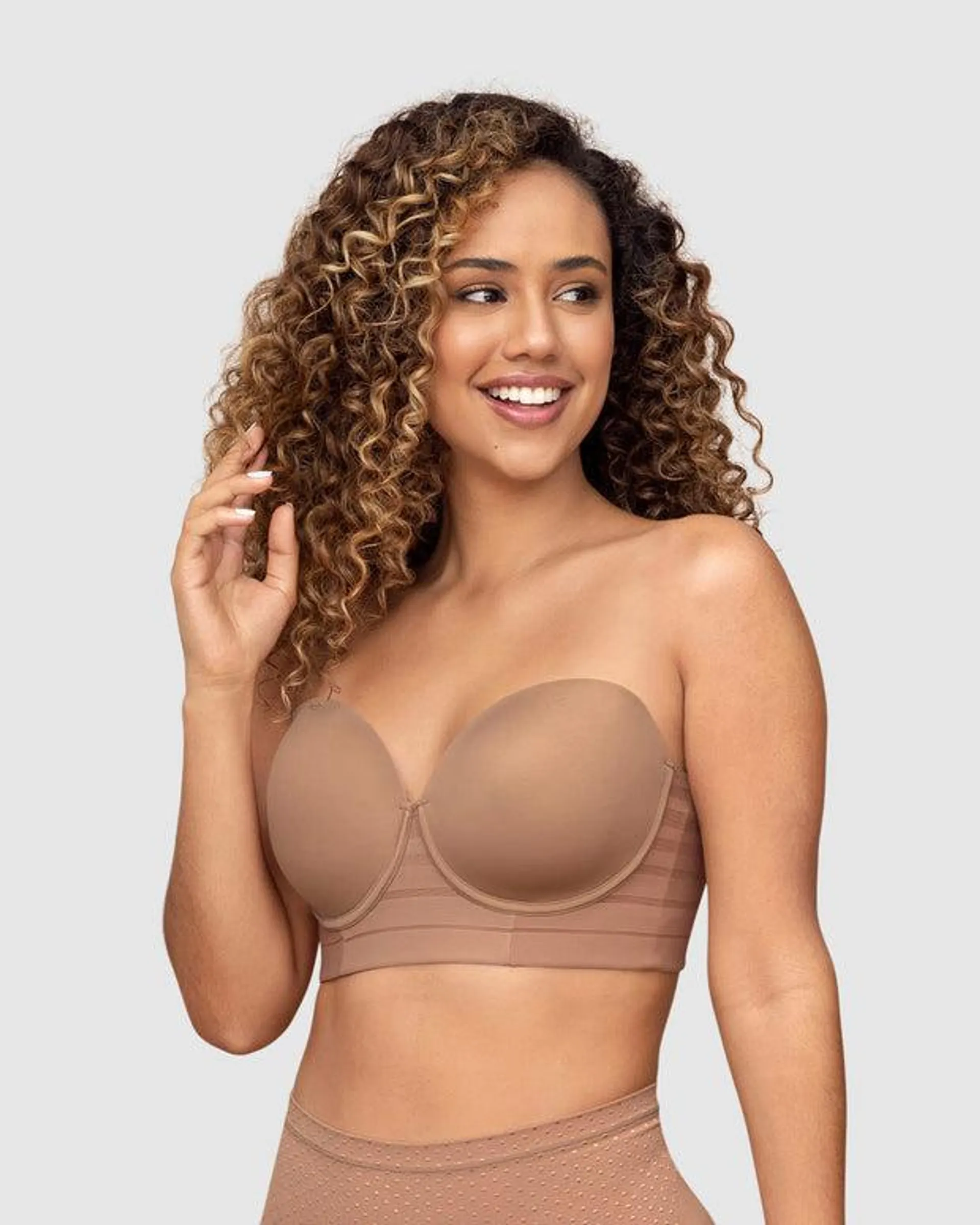 Sostén tipo bustier support strapless