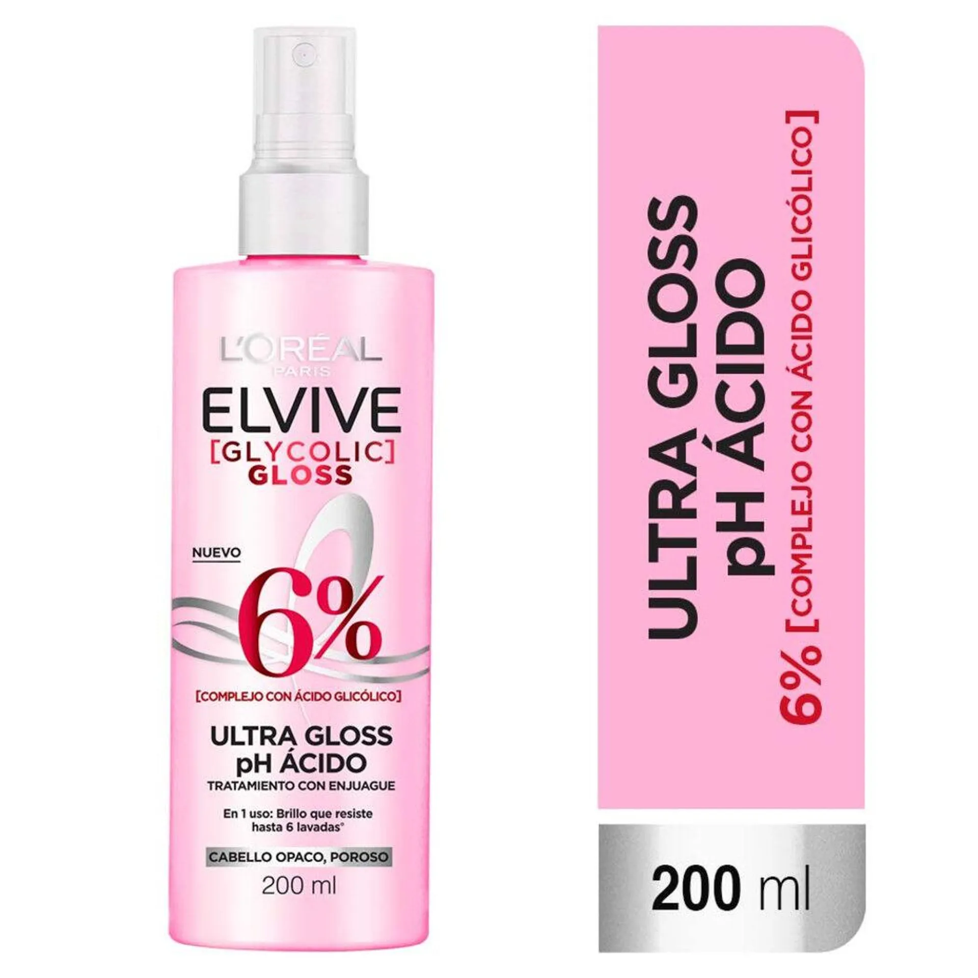 Acidifier Elvive Glycolic Gloss 200ml