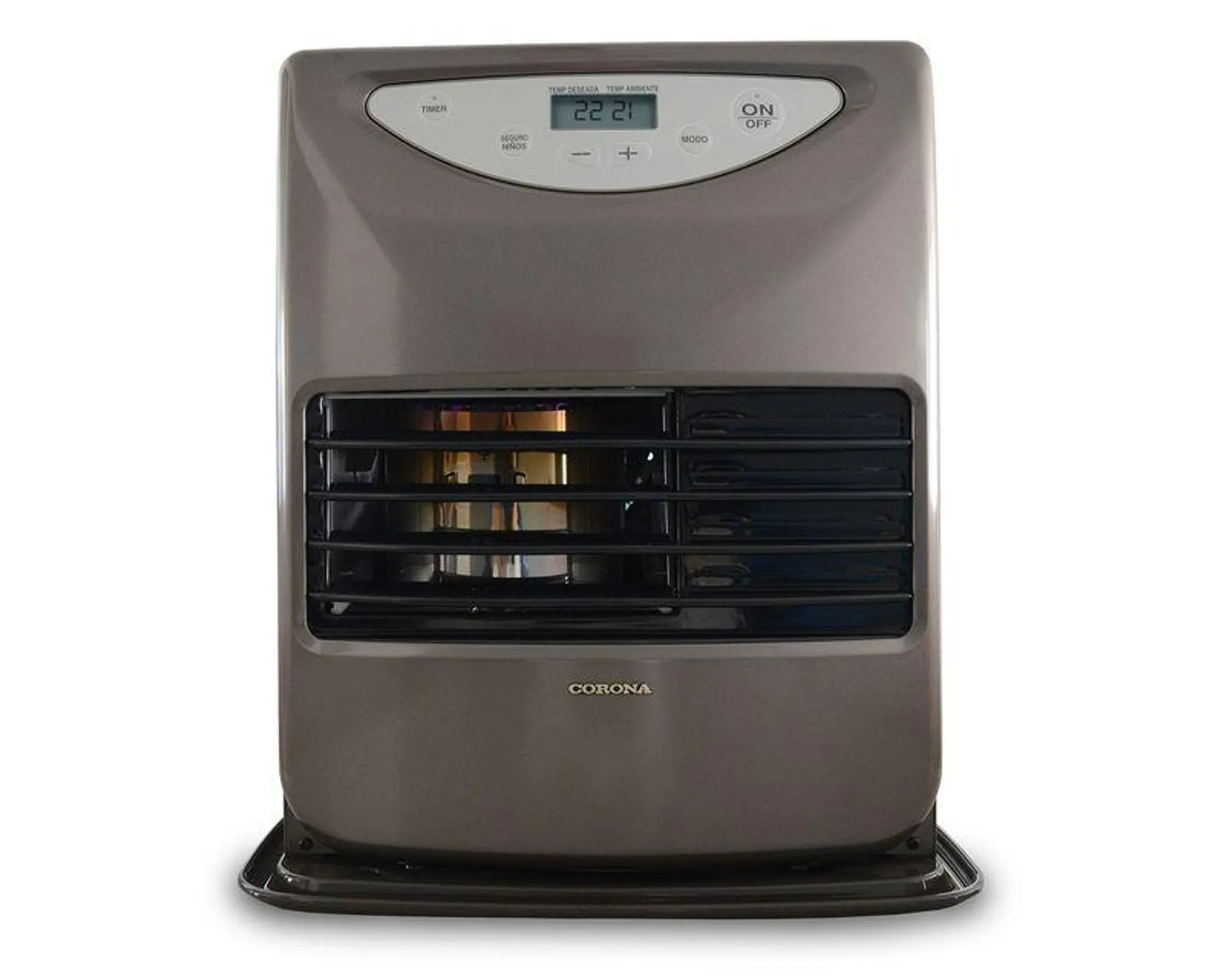 Estufa a parafina 11000 BTU FH-3016 café Corona