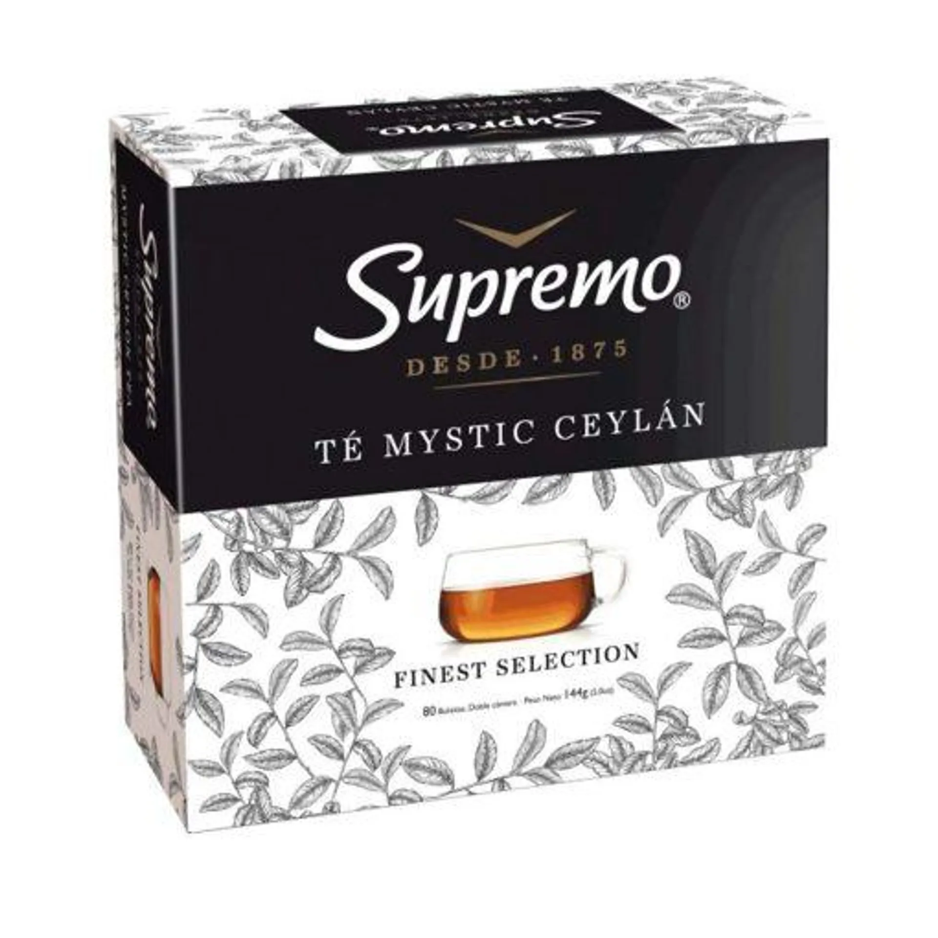 Té Ceylán Supremo 80 Bolsitas