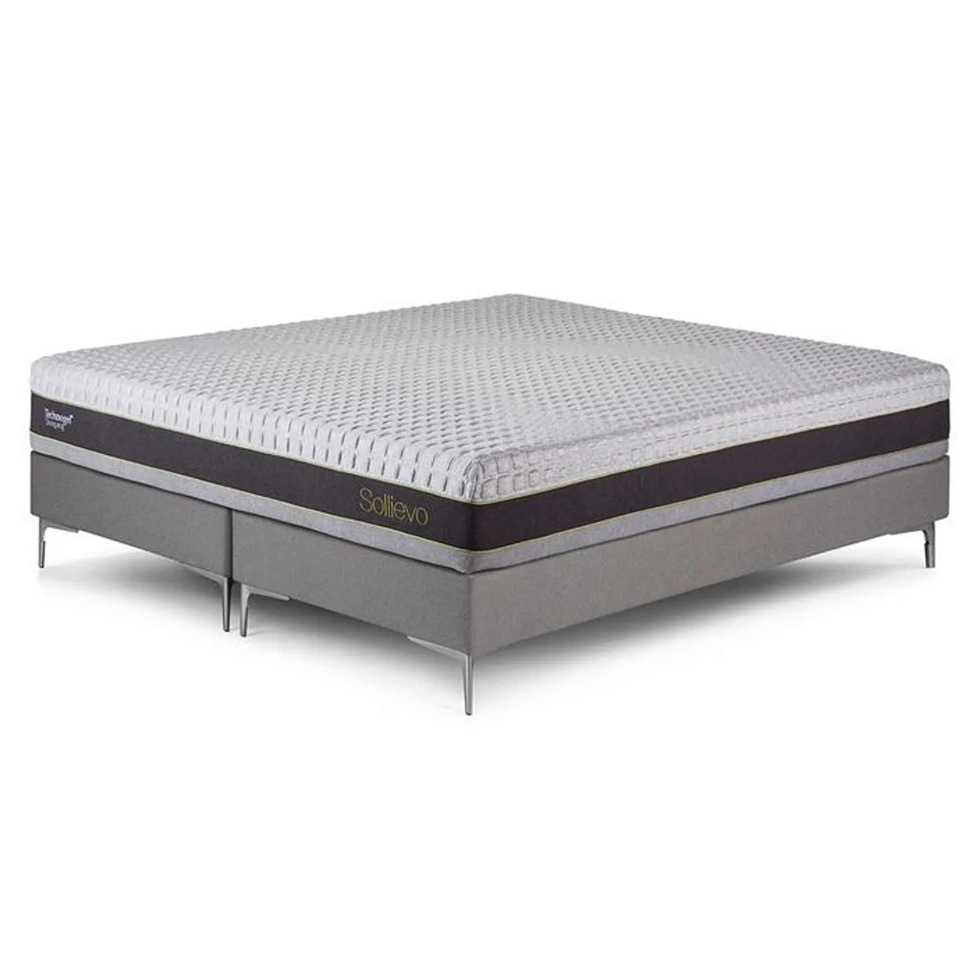 Cama Europea Technogel New Sollievo King 180 x 200 cm