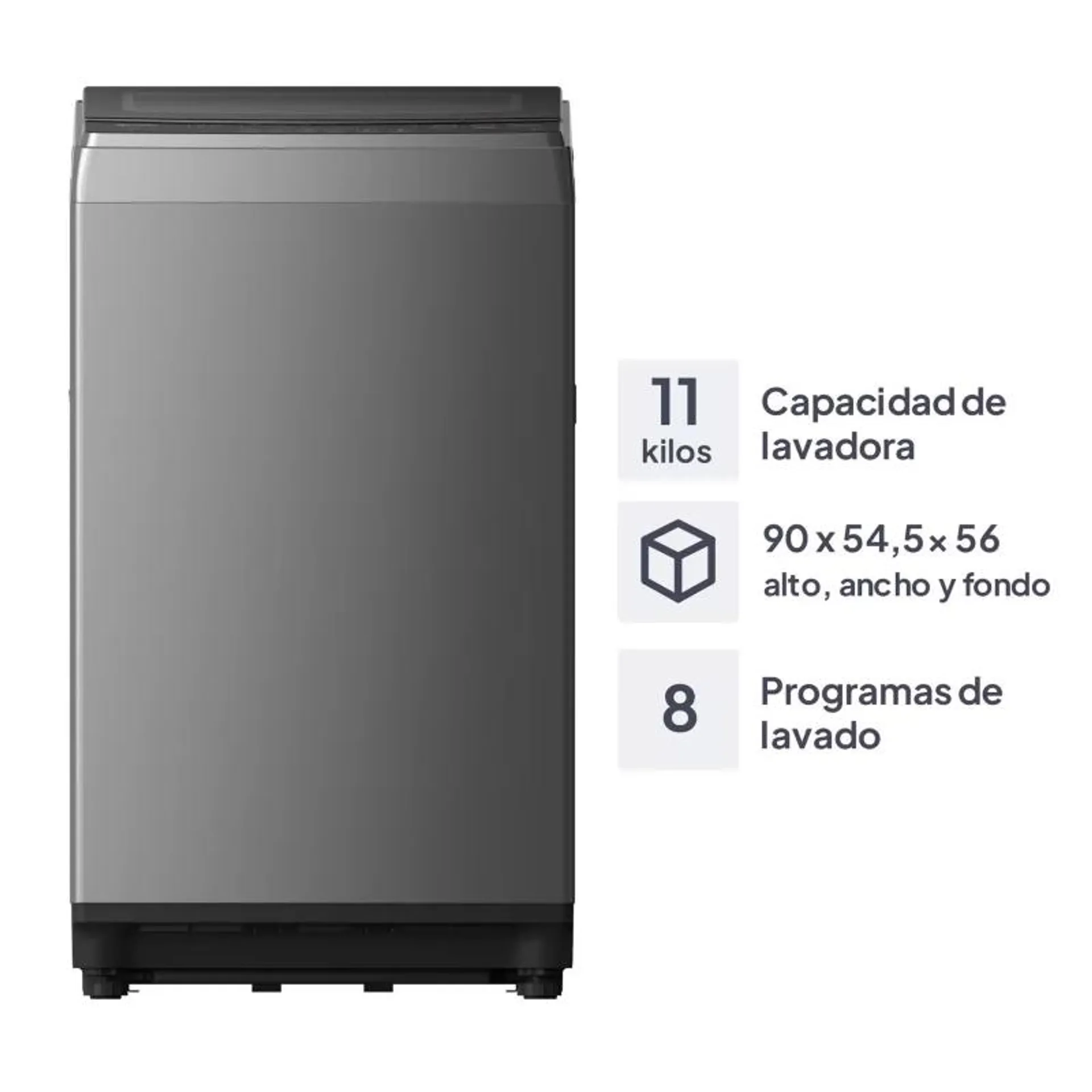 Lavadora Midea Automática 11 kg MLS-110GE04N