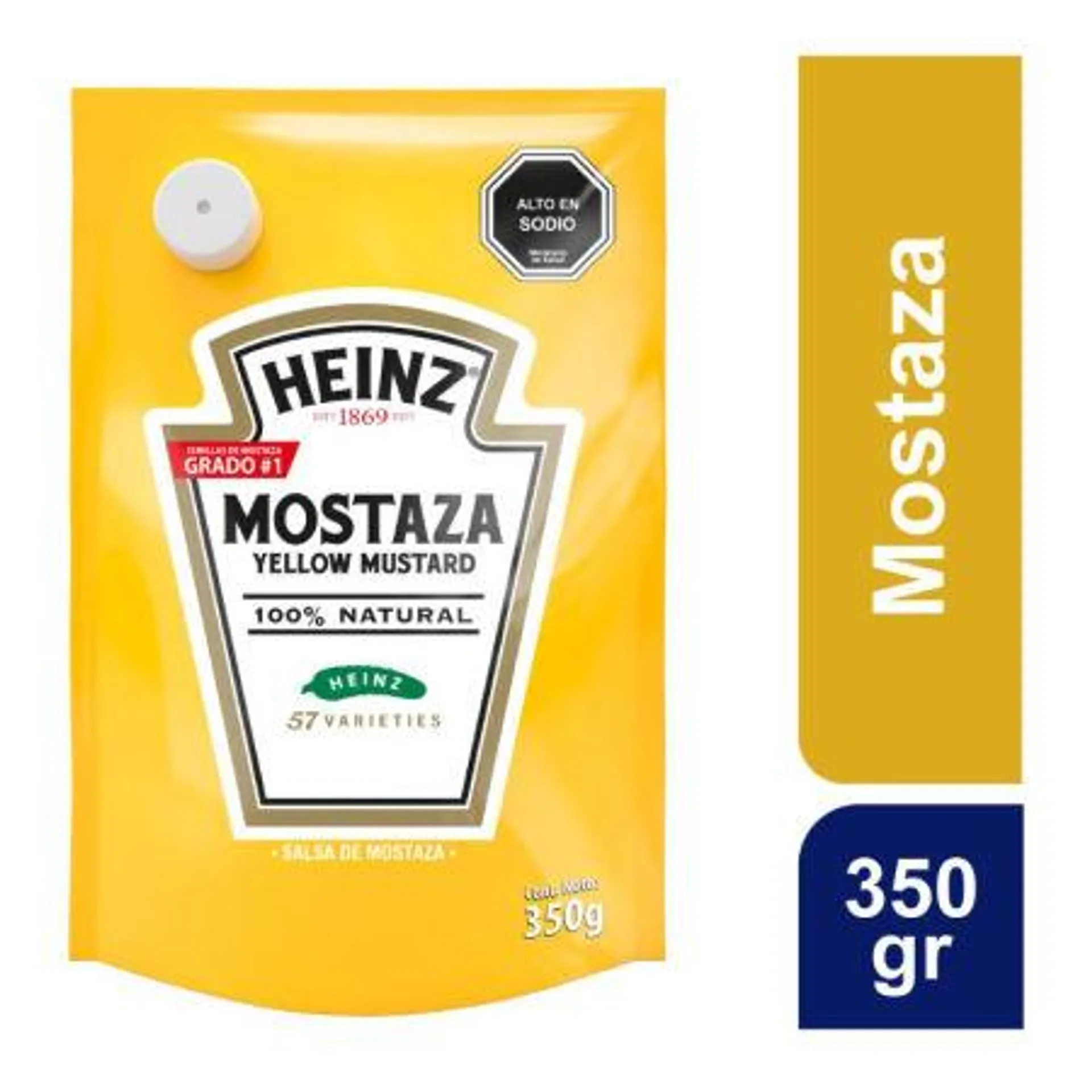 Heinz - Mostaza Heinz DP 350G, 350 g