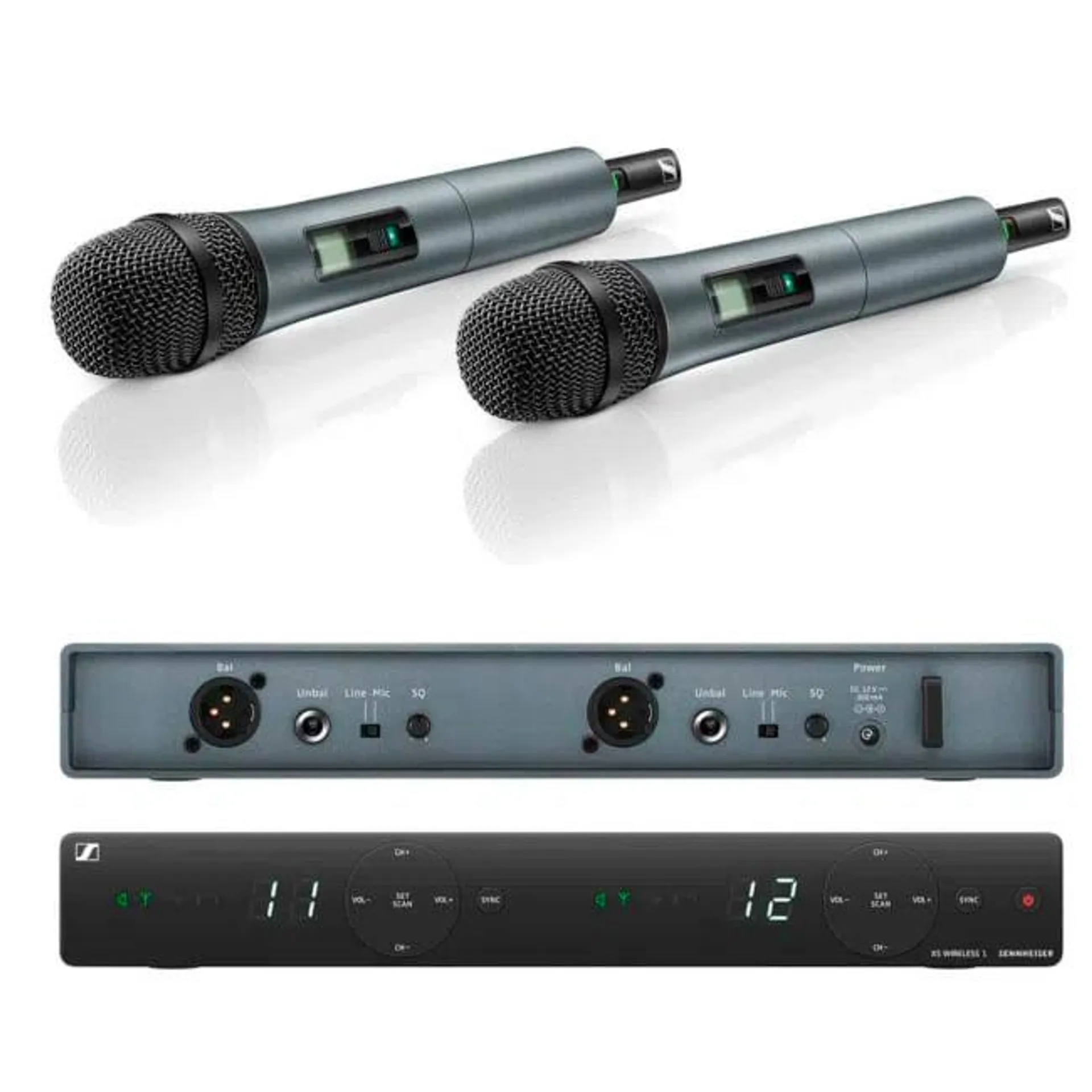 Micrófono inalámbrico de mano doble Sennheiser XSW 1-835-B