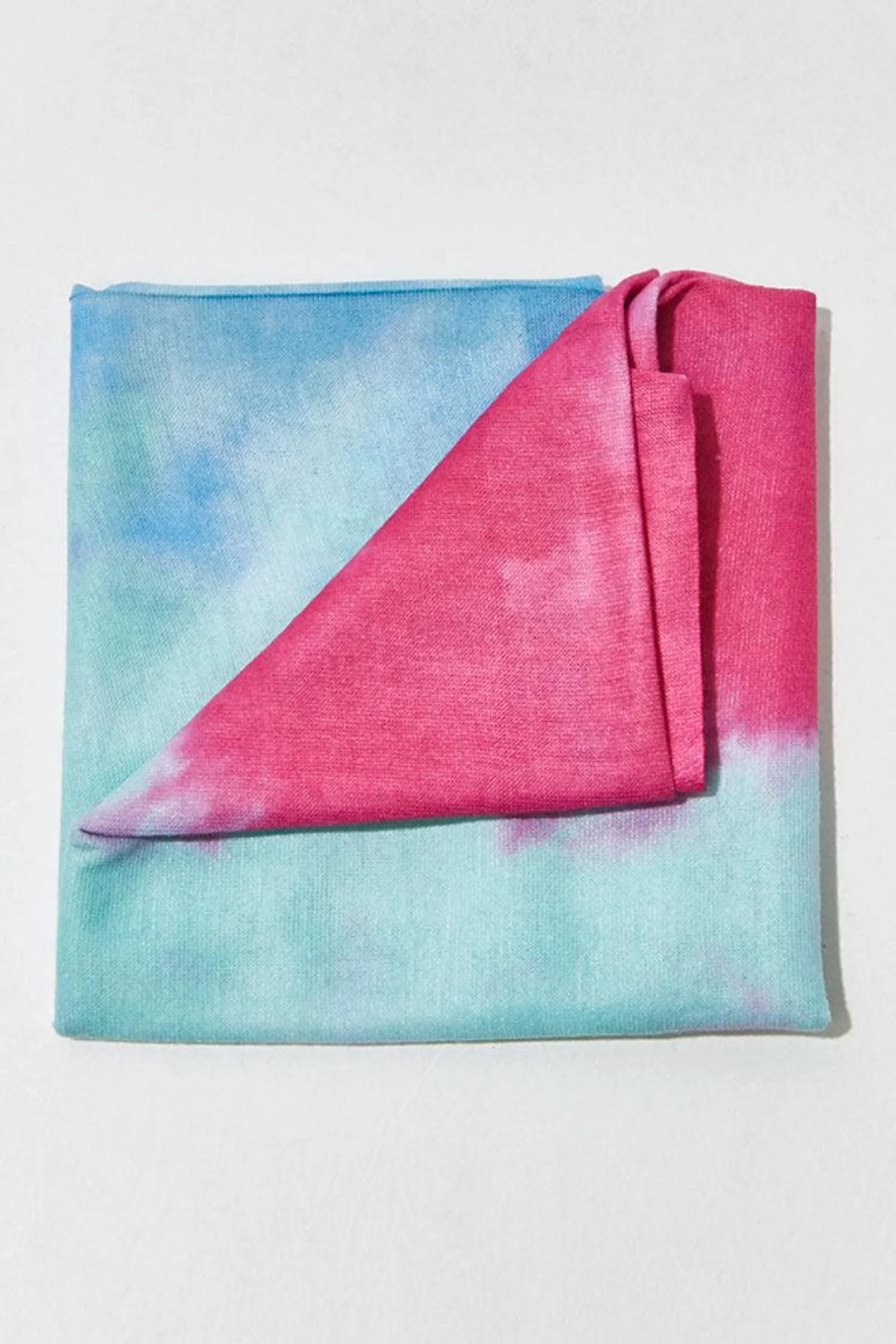 Tie-Dye Wash Scarf - Pink/Multi