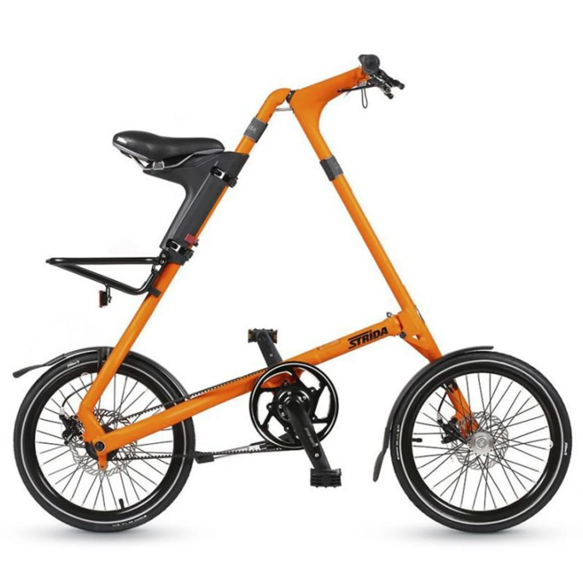 Strida SD 16", Orange, Bicicleta plegable 2 vel.