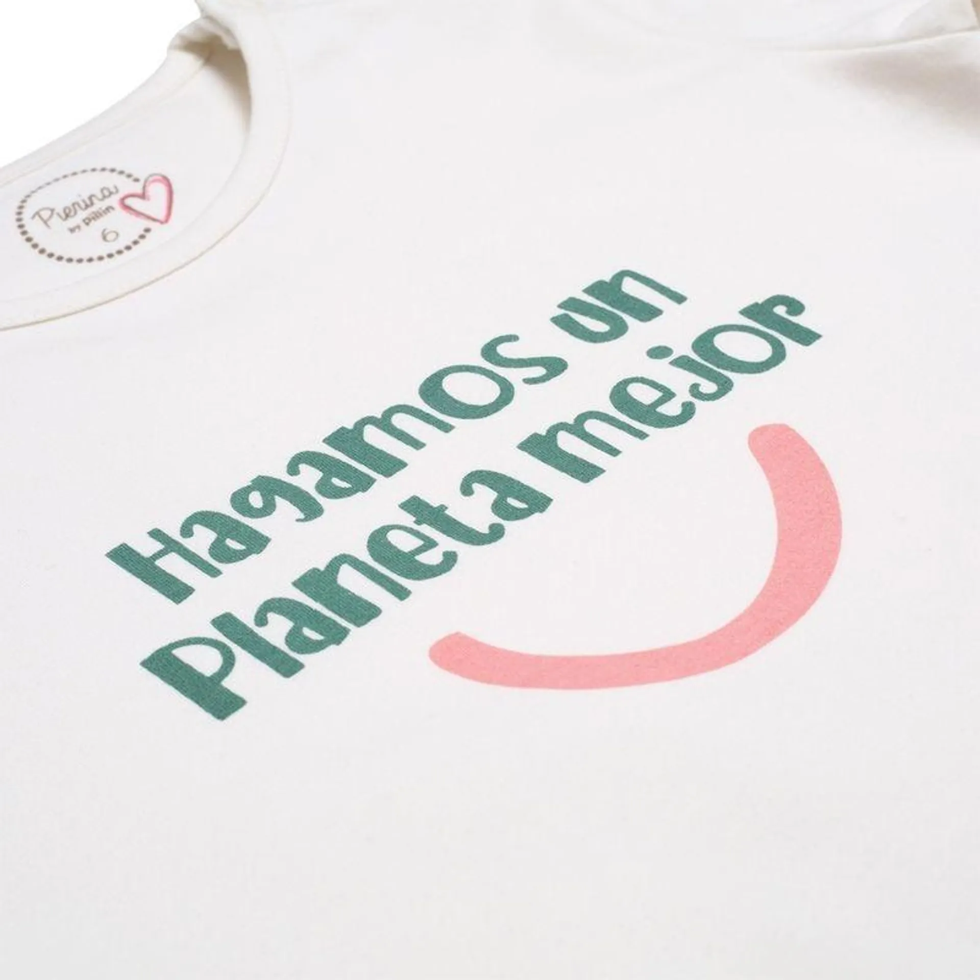 Polera Algodón Reciclado Niña