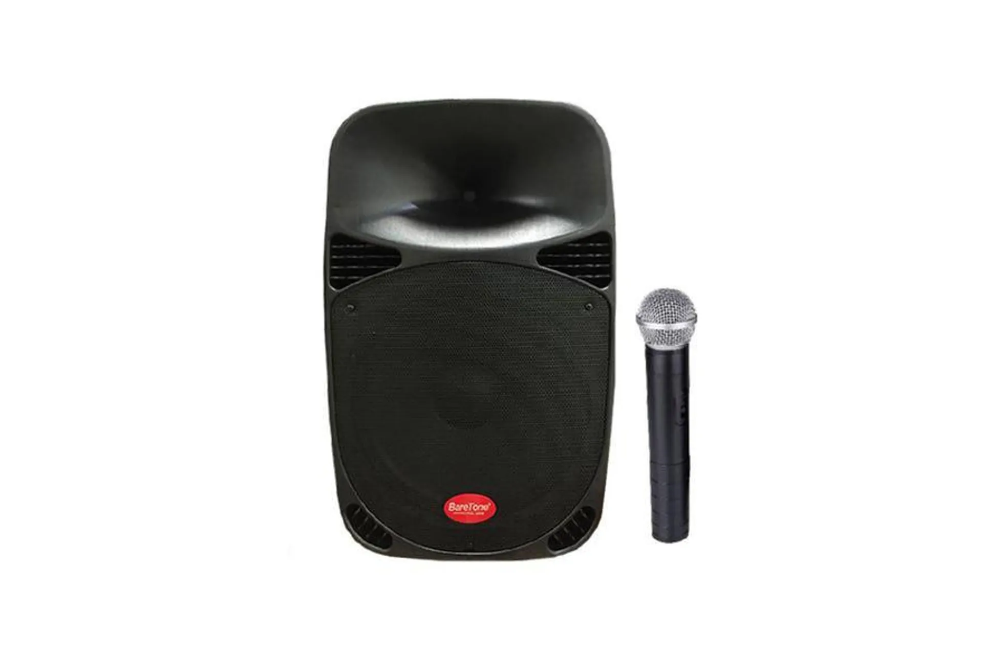 Parlante Baretone MAX8EB con micrófonos 40W negro