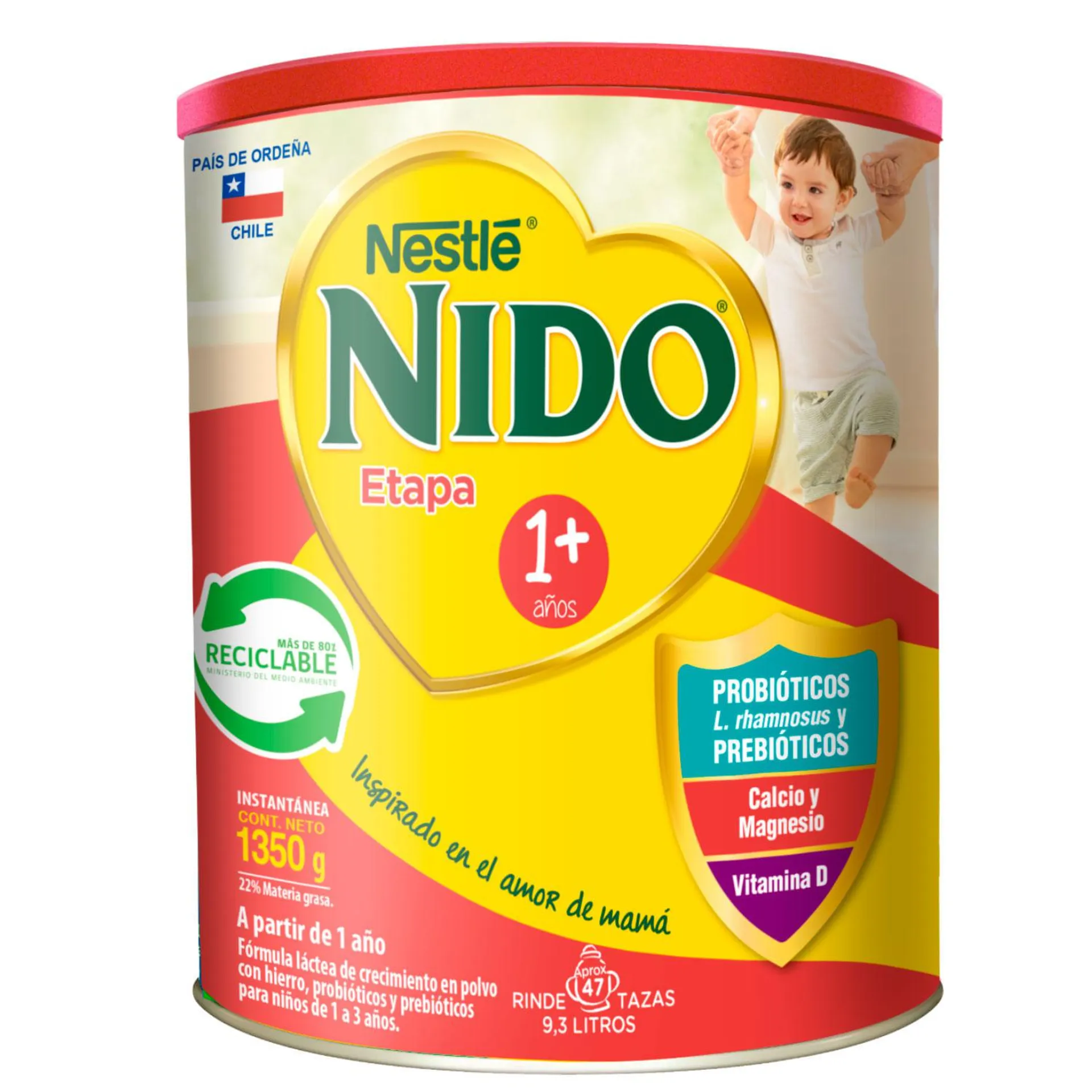 Leche Nido 1+ Protec 1.35 kg