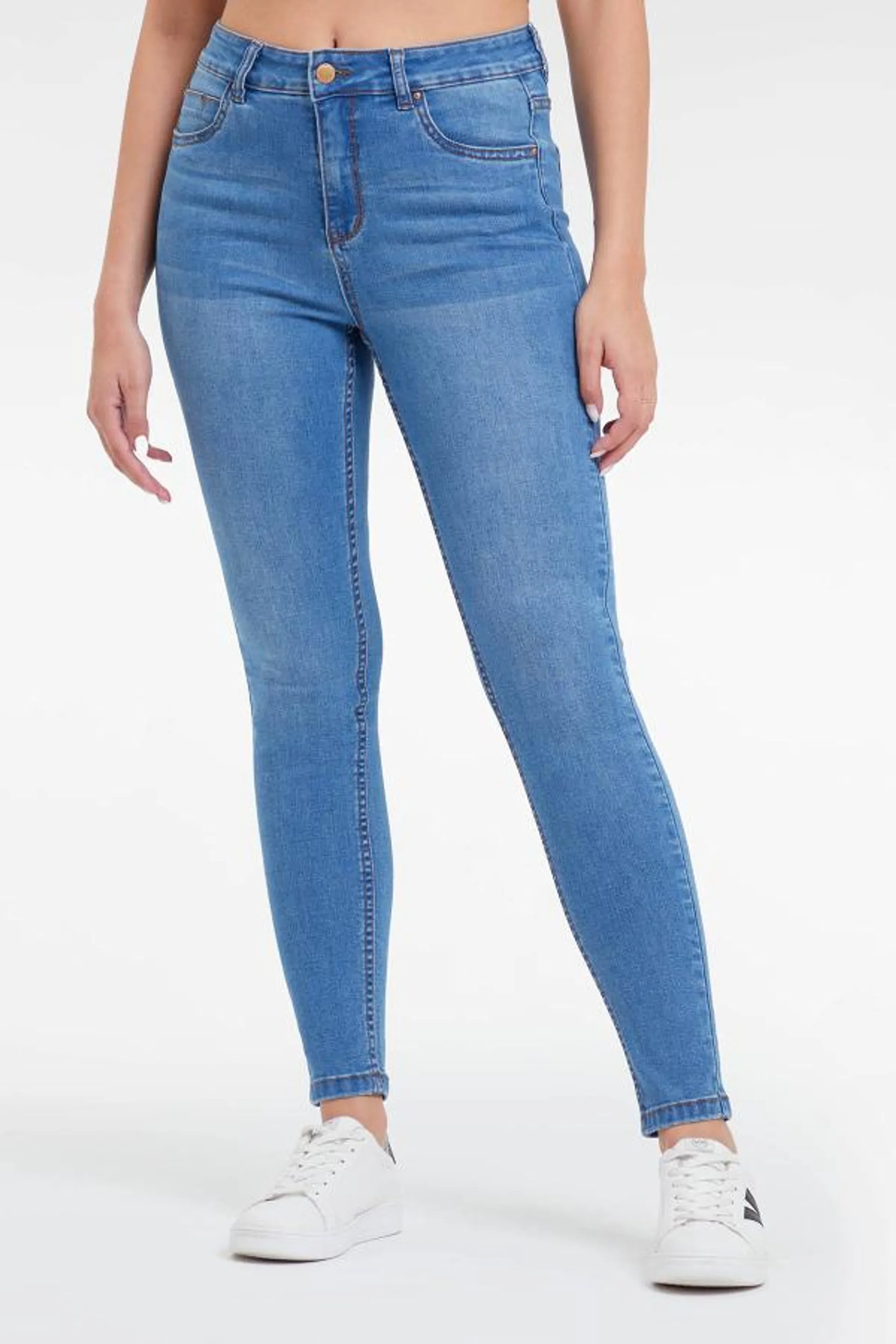 Jeans super skinny estela azul claro fsp