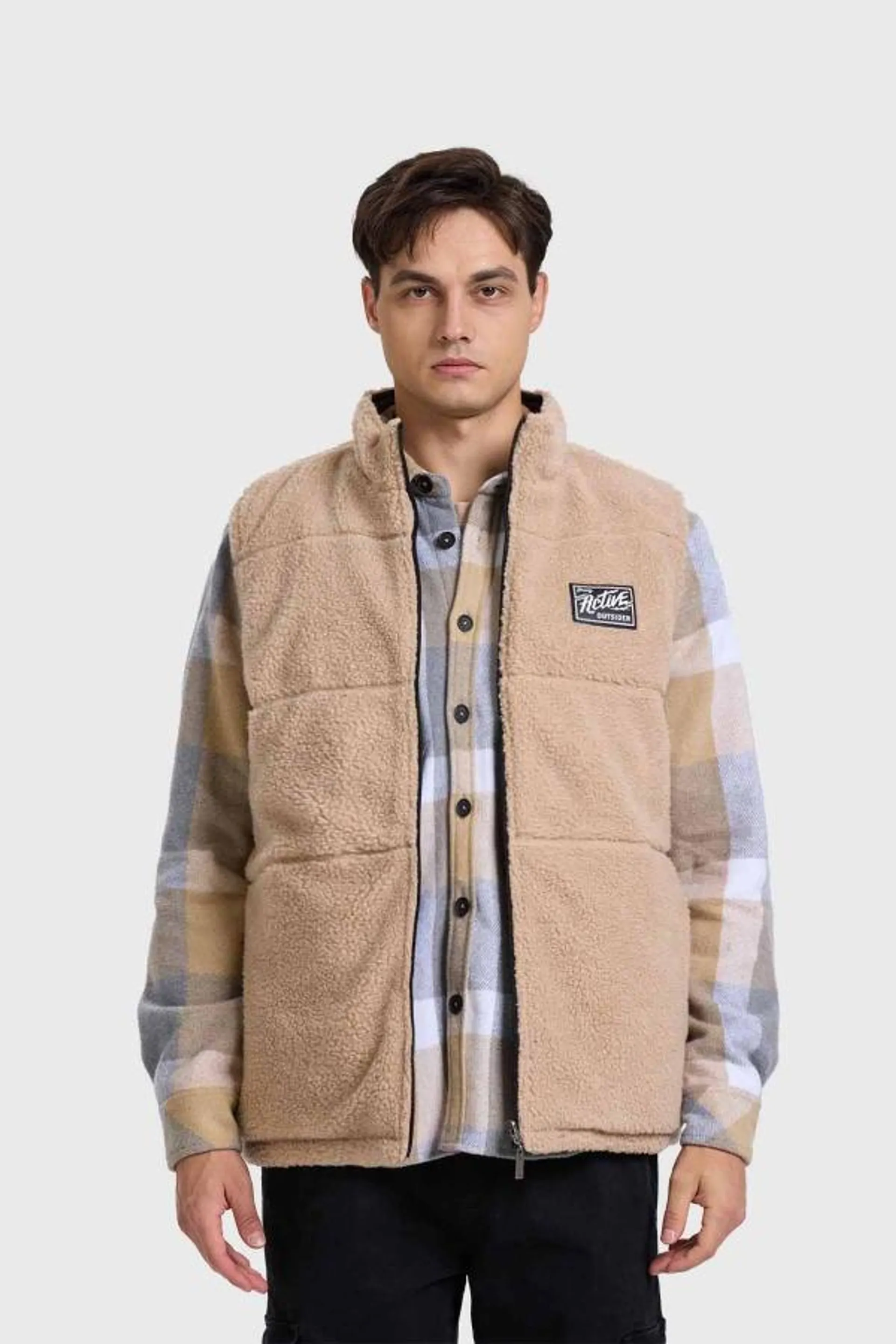 Polar hombre reversible beige