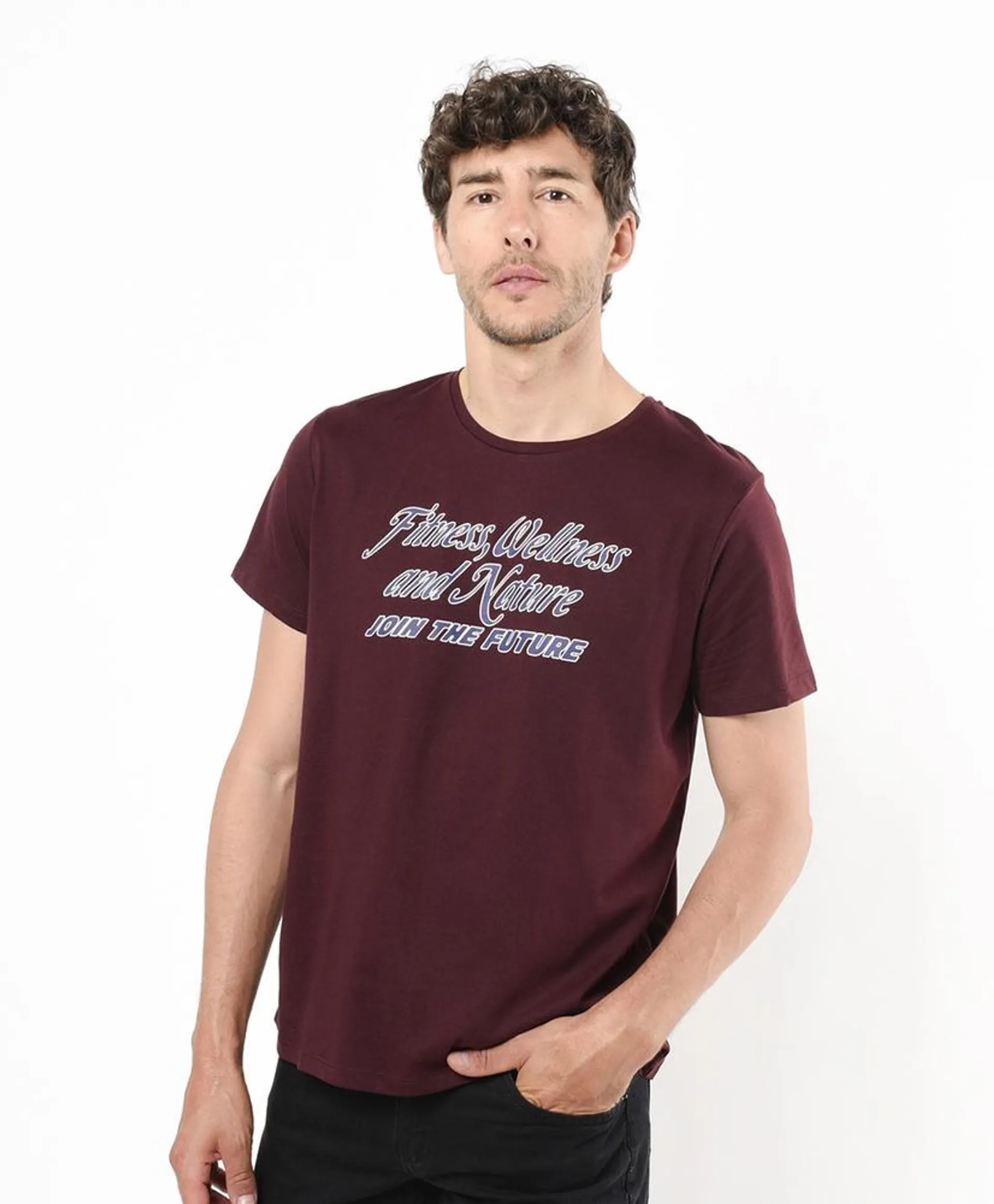 Polera hombre frase