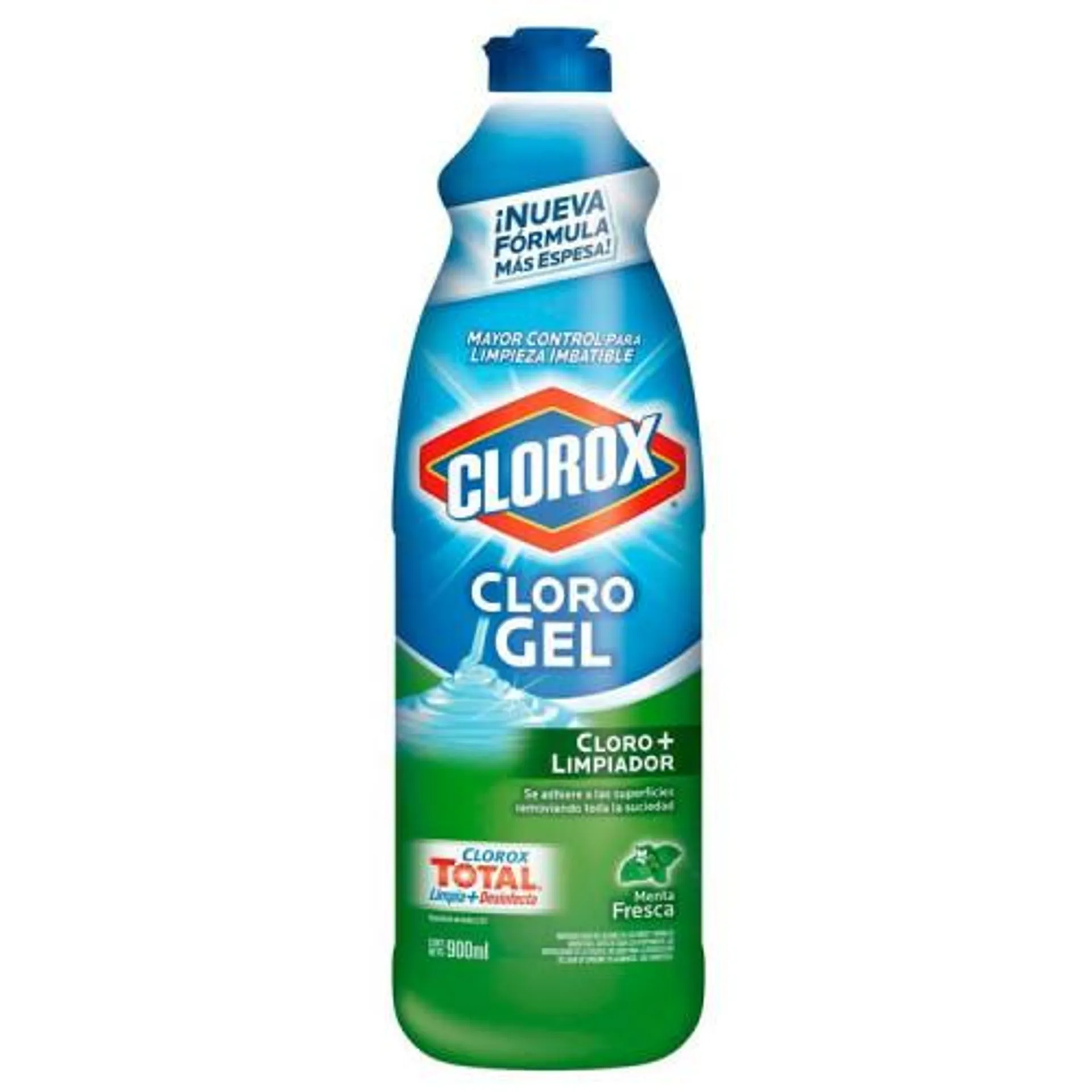 Cloro Gel Menta Clorox 900 ml