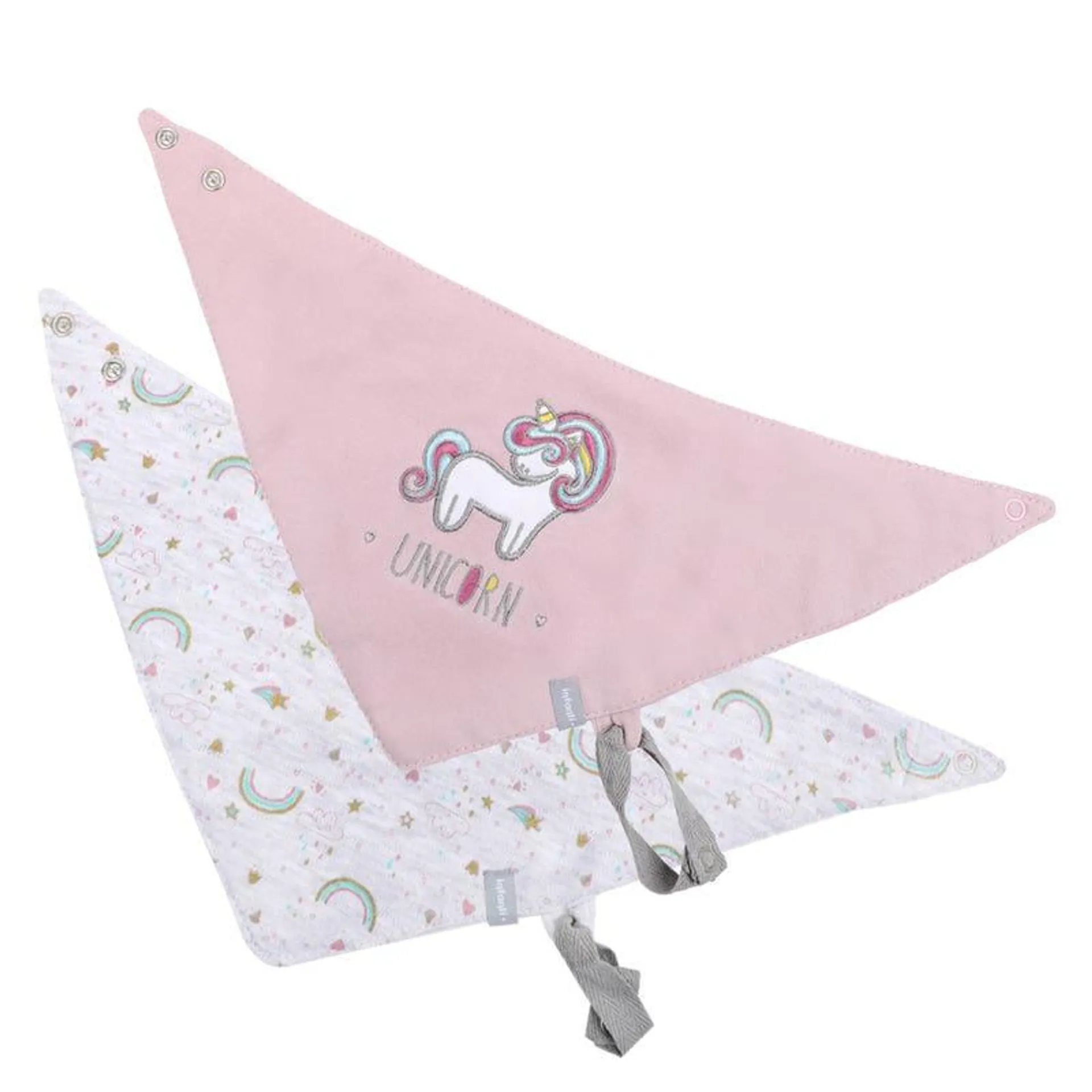 Bipack Baberos Impermeable Unicornio