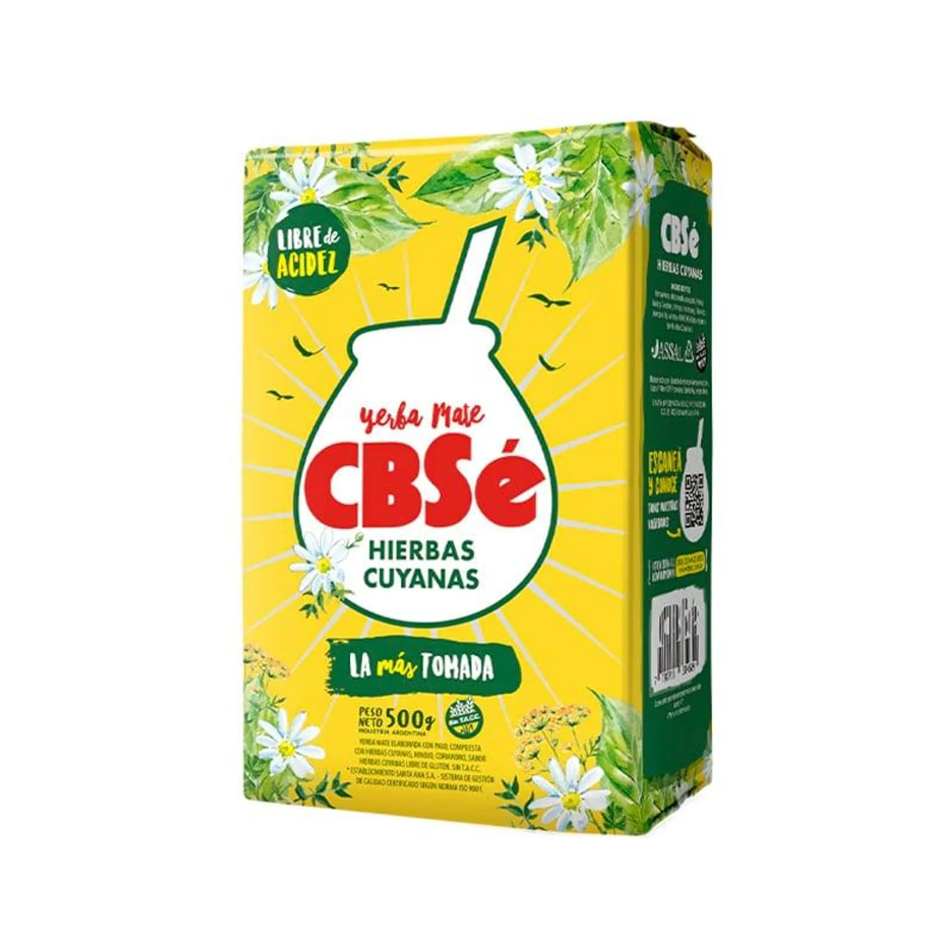 Yerba Mate Csbe Hierbas Cuyanas 500 grs