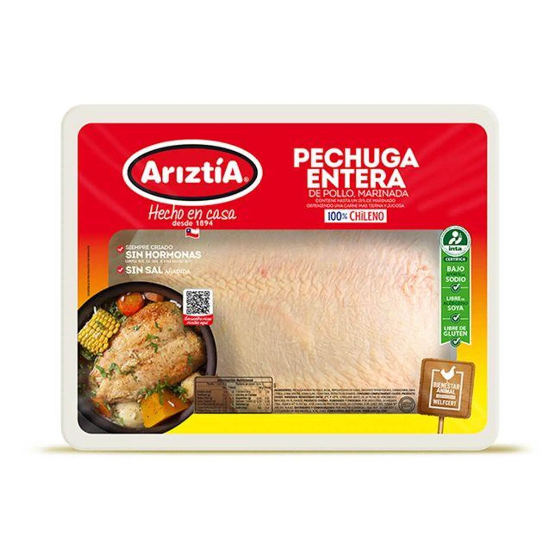 Pechuga de Pollo Entera Ariztía kg