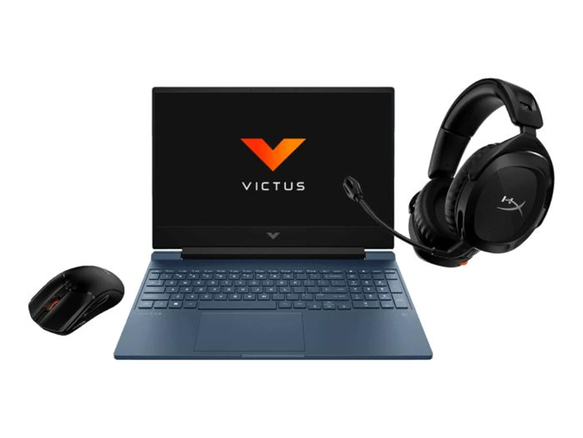 Notebook Victus 15-fa1003la + Audifonos HyperX Cloud + Mouse HyperX Pulsefire