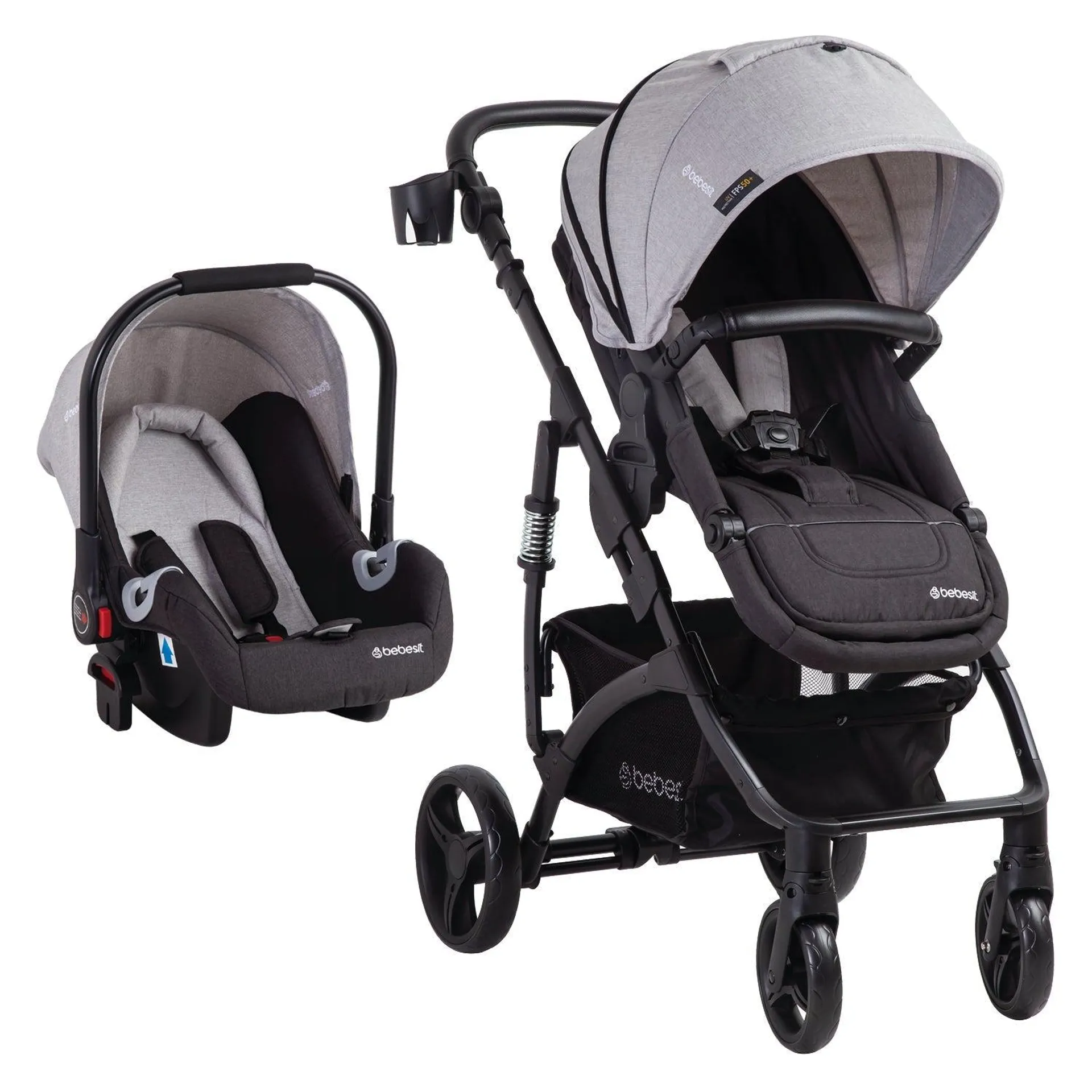 Coche Travel System Explorer LX Gris