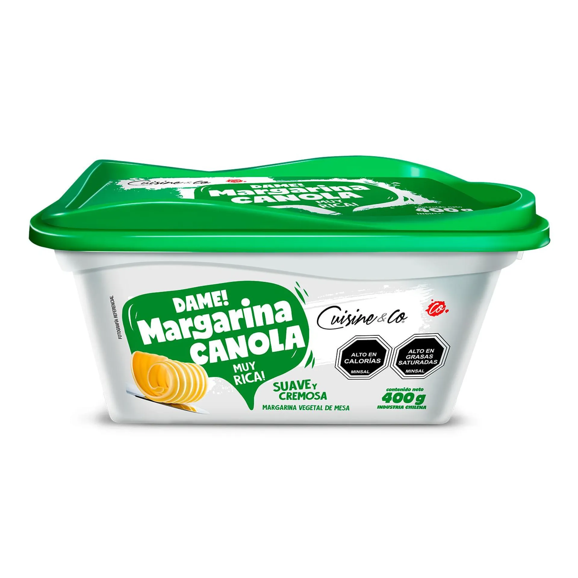 Margarina Cuisine & Co Canola Pote 400 g