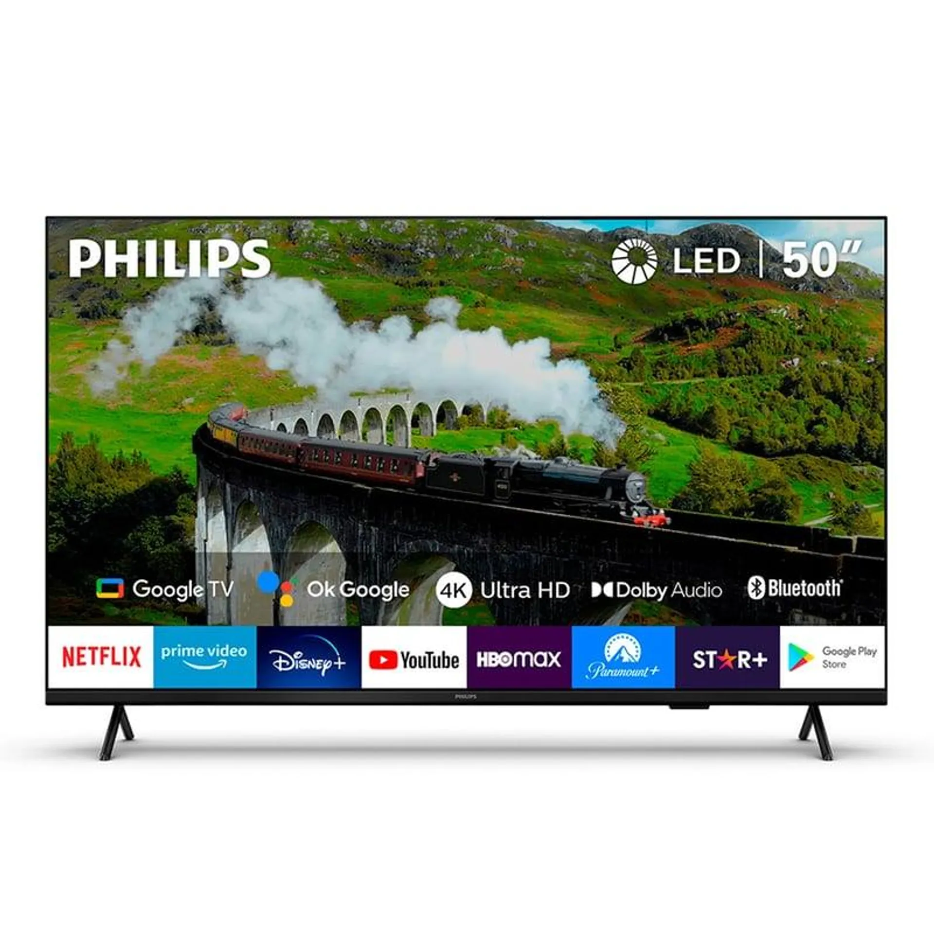 LED Smart TV 50" 50PUD7408 4K Ultra HD Philips