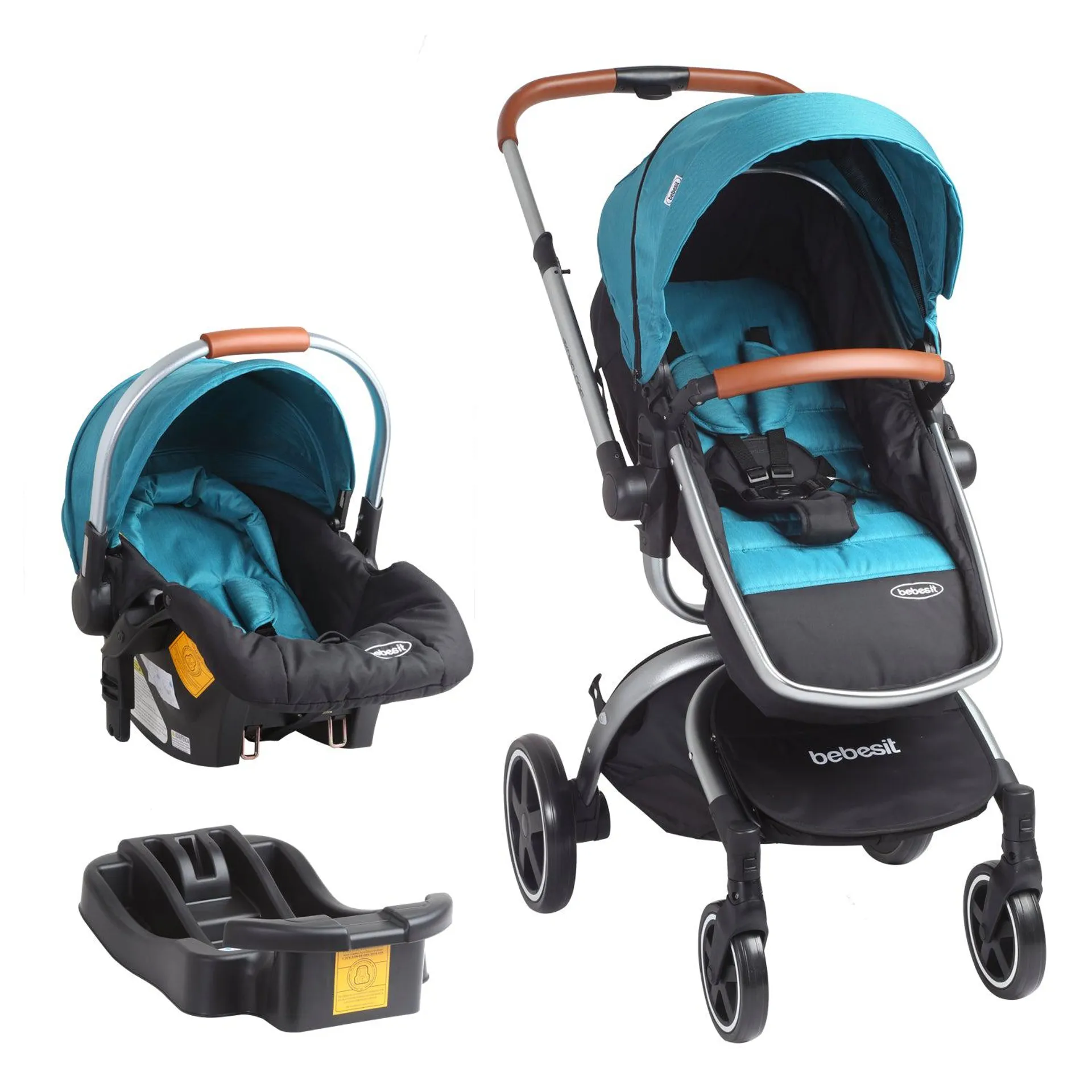 Coche Travel System Deluxe 360° Verde