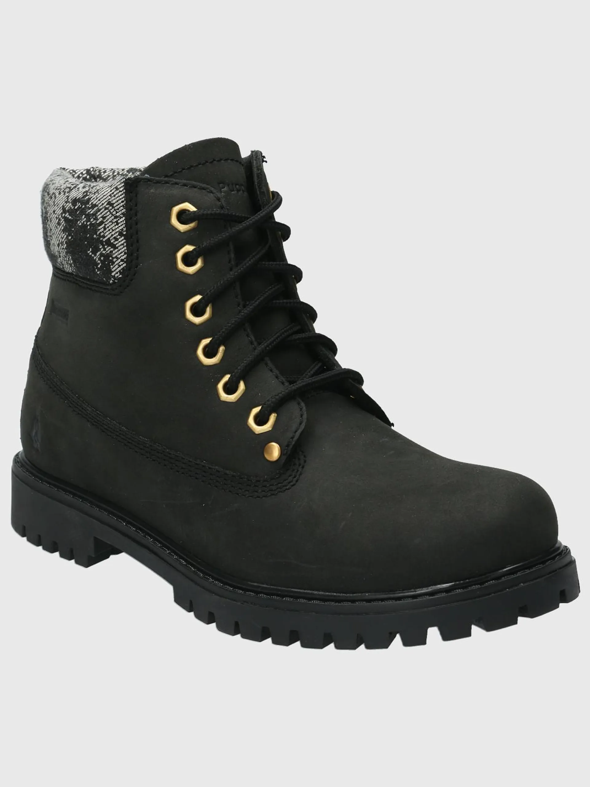 Botin Cuero Mujer Hatton Negro