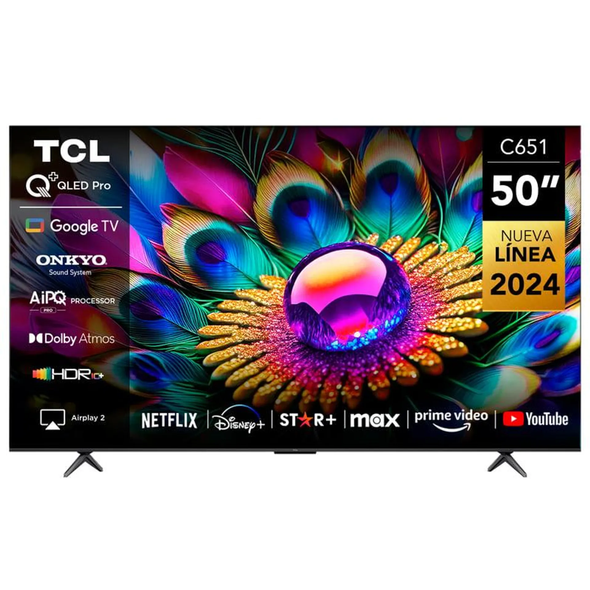 Smart Tv QLED 4K 50" C651 TCL