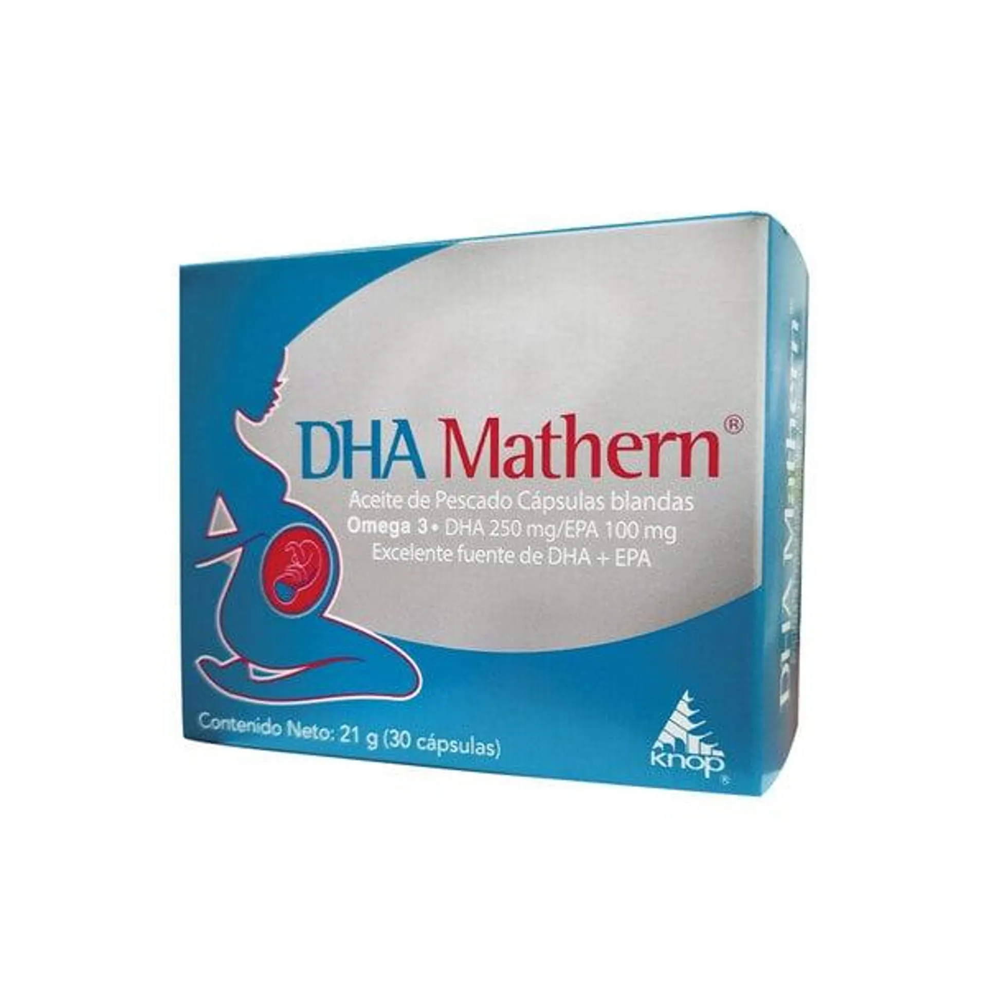 DHA Mathern x 30 cápsulas – Knop Laboratorios® ( Vence Enero 2025)