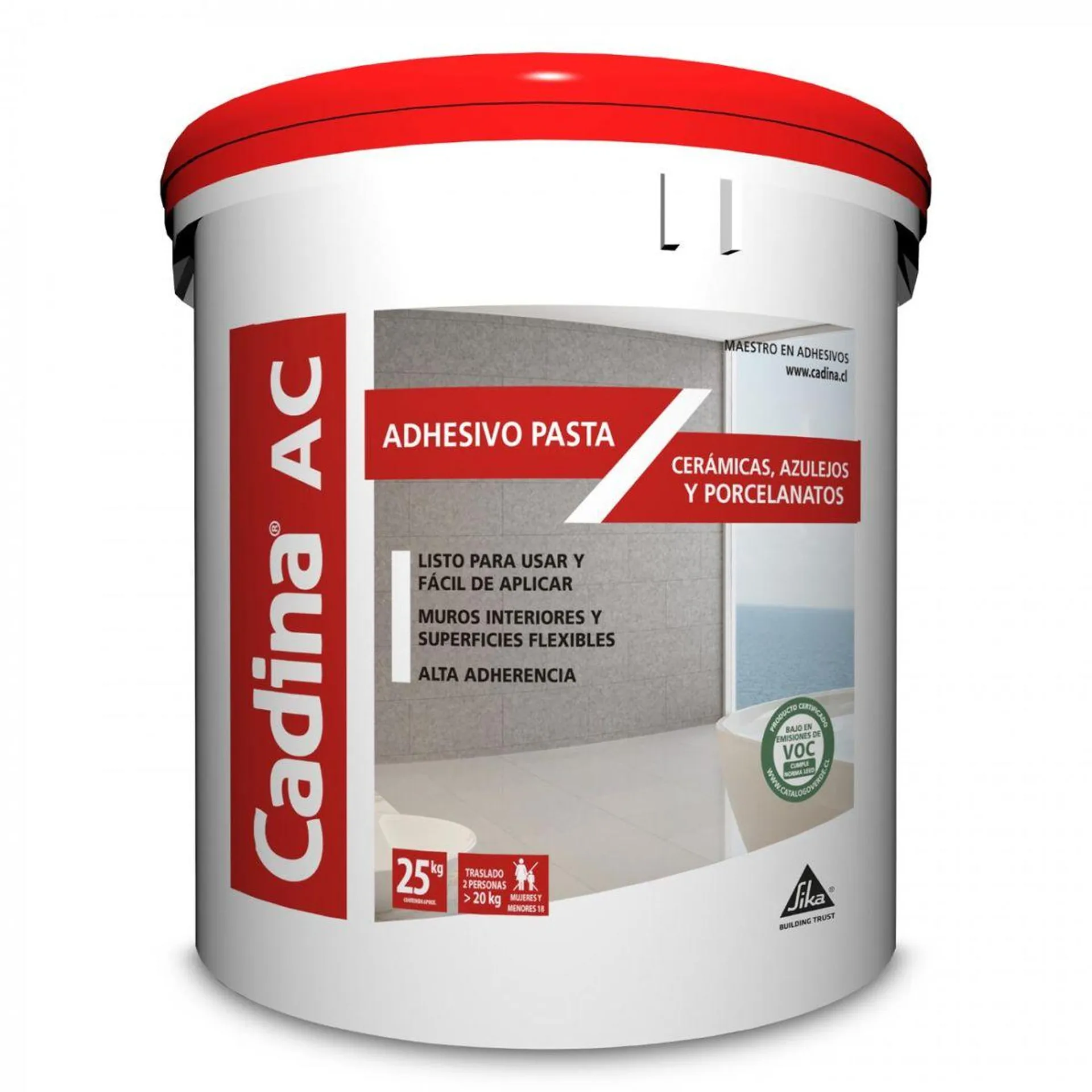 Adhesivo Cerámico Pasta AC Muro 25 kg