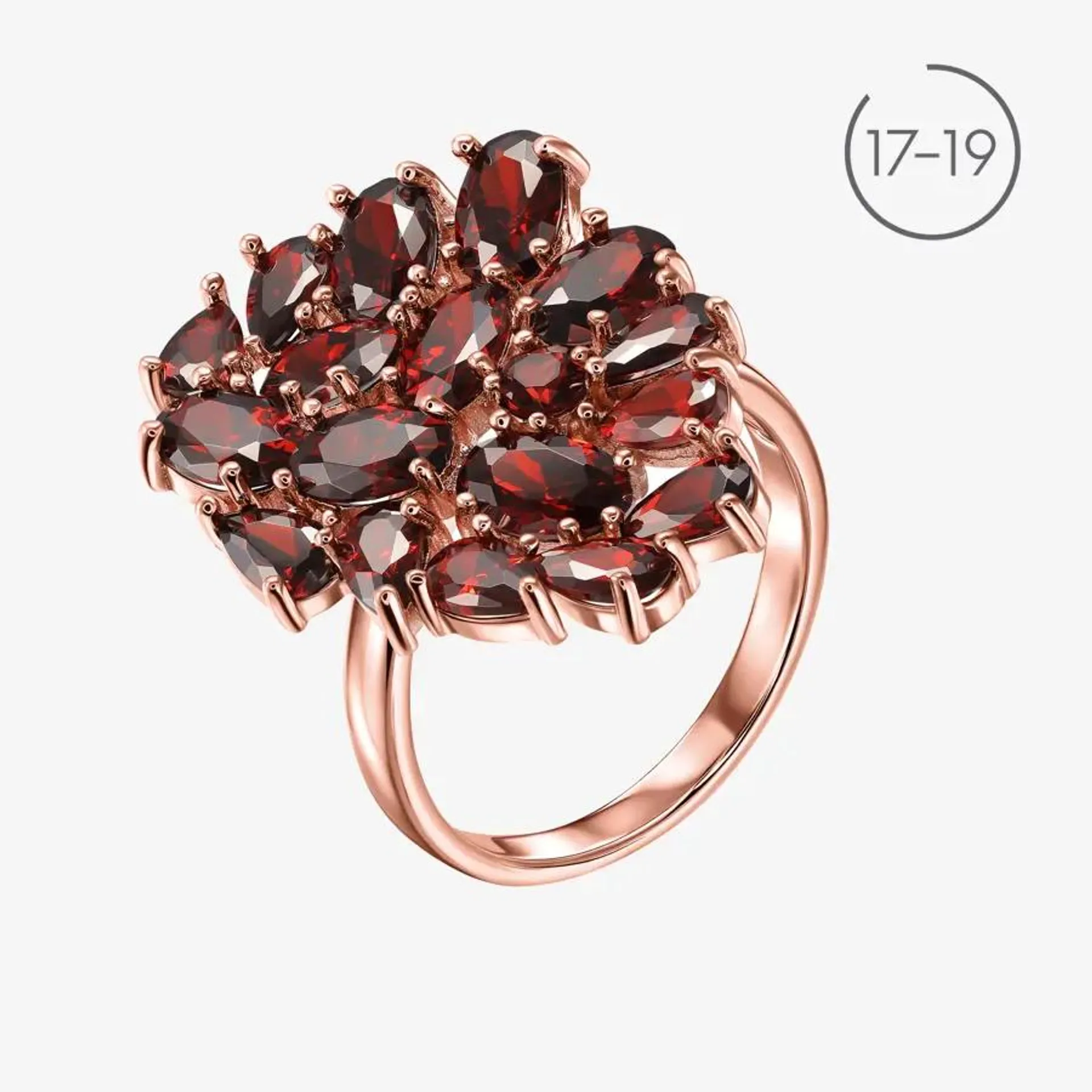 Anillo Bramble Garnet