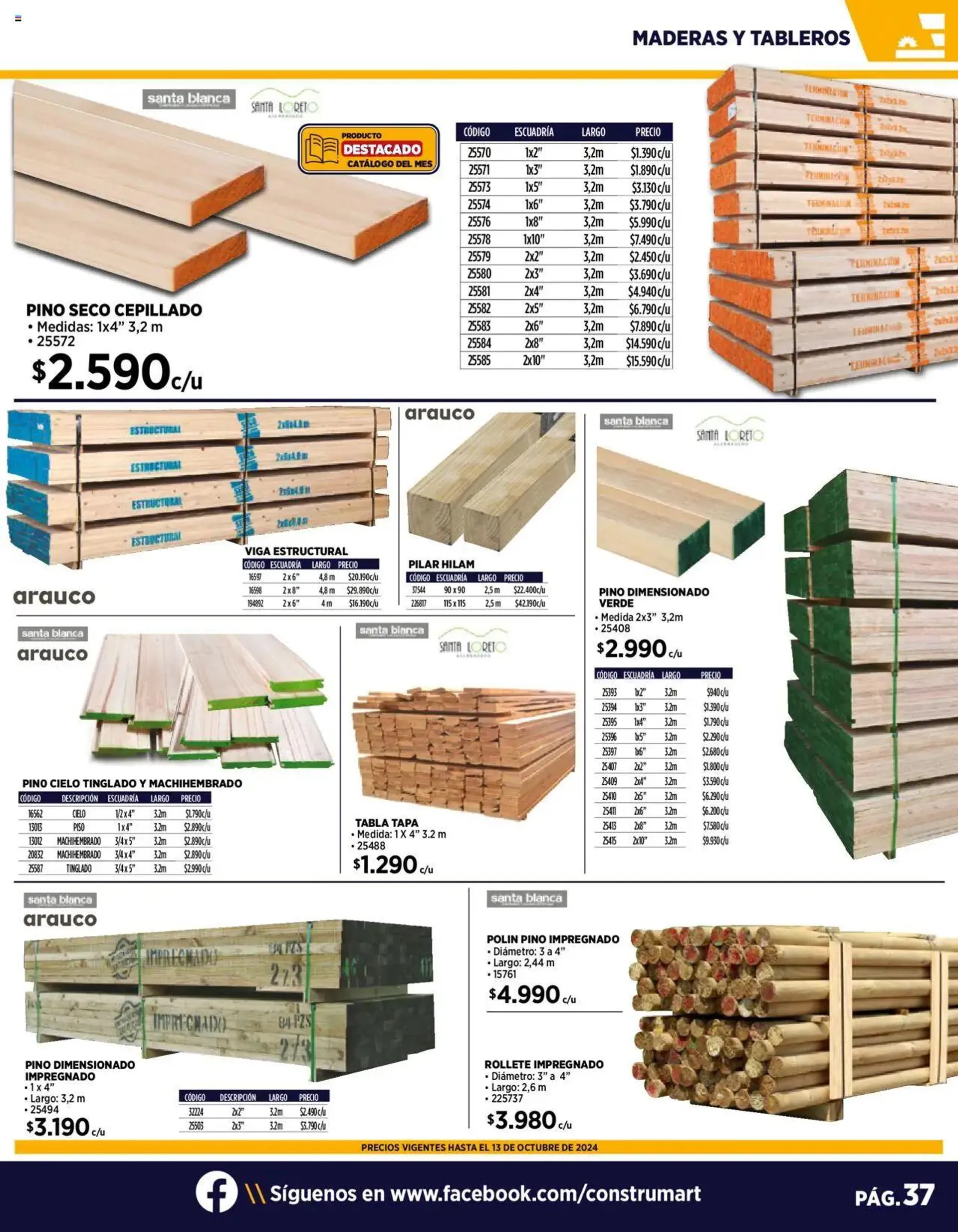 Catálogo de Construmart ofertas 1 de octubre al 31 de octubre 2024 - Página 37