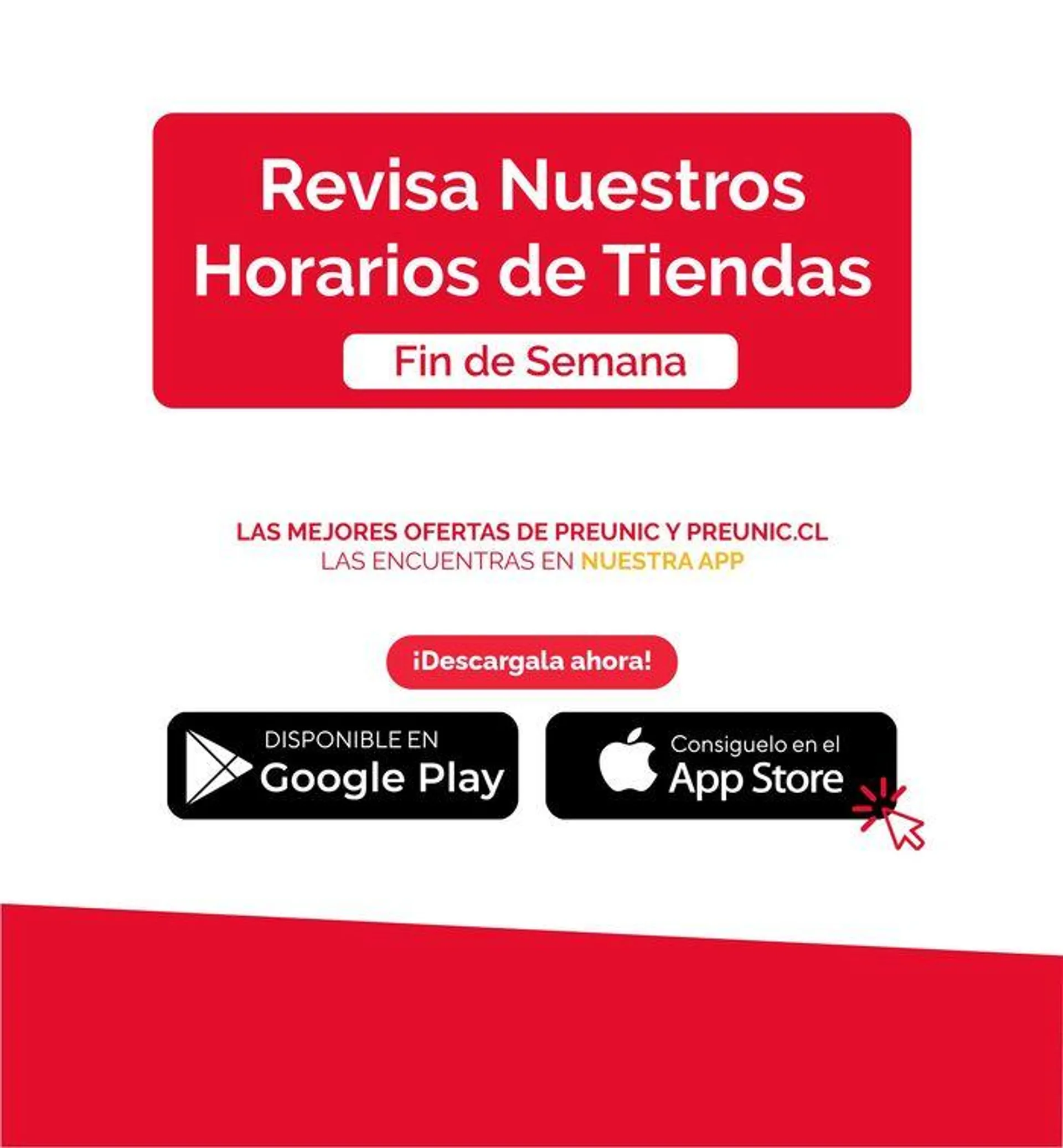 Horario tiendas fin de semana - 1