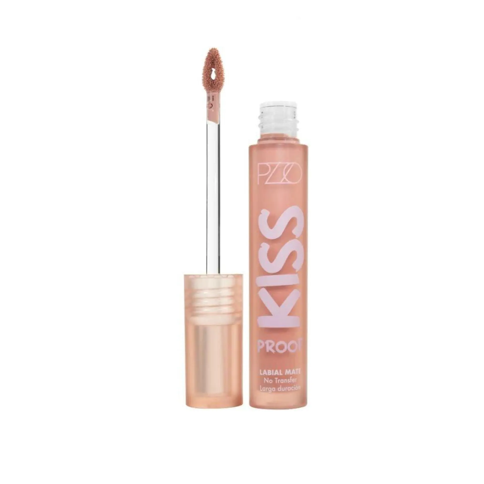 Labial Liquido Kiss Proof Peachy Nude Intransferible