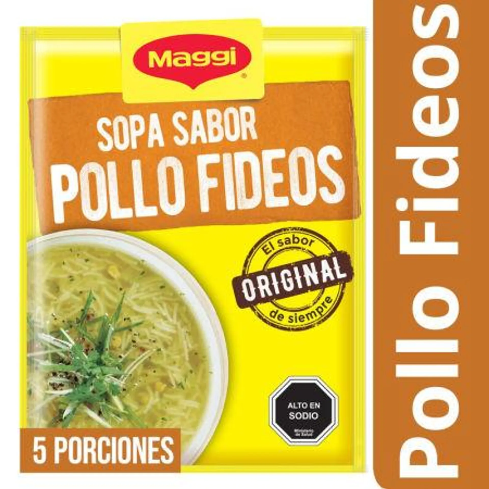 Maggi - Sopa Sabor Pollo Con Fideos, 70 g