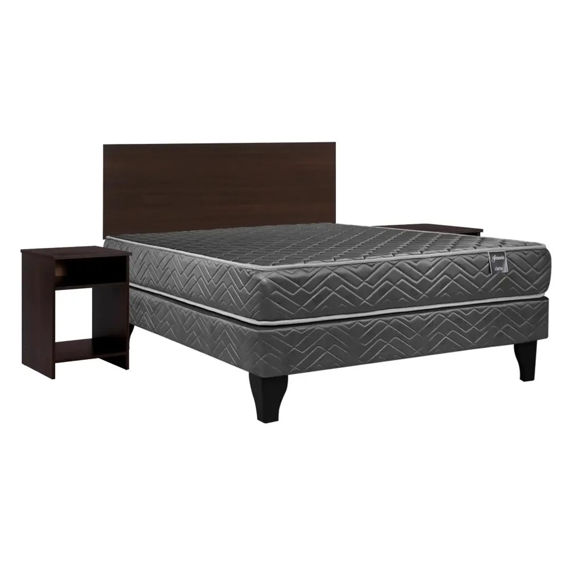 Cama Europea Génesis 2 Plazas + Set Cádiz