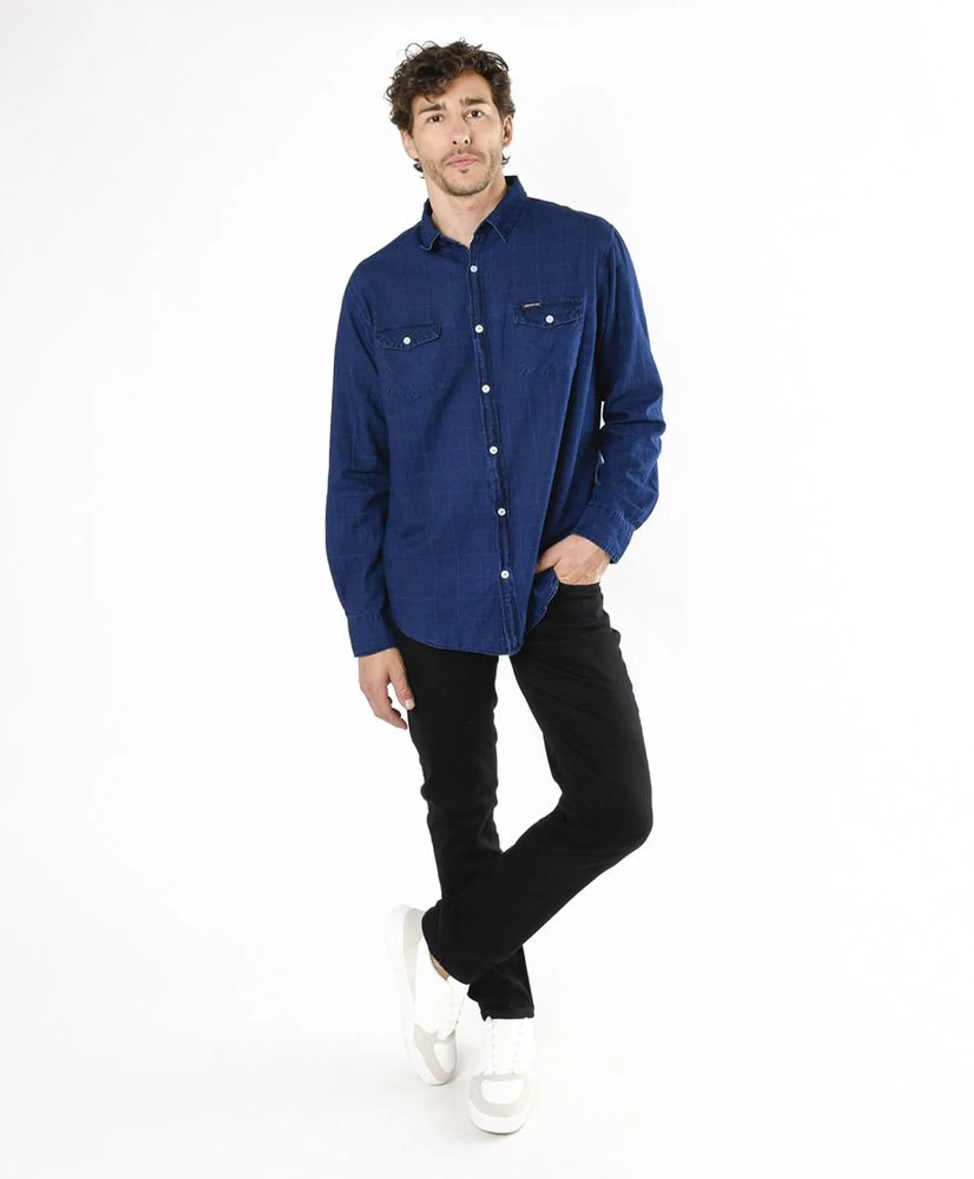 Camisa hombre denim