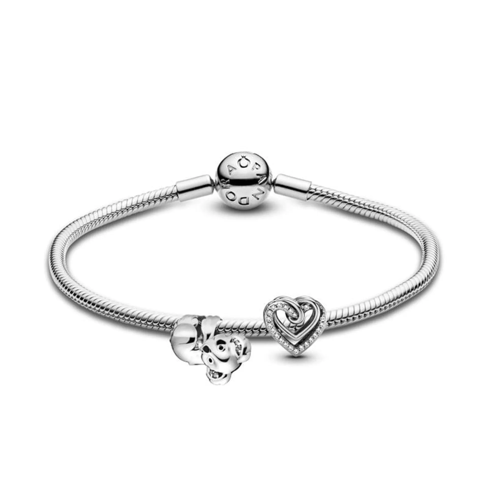 Pulsera Gift Set Koala Y Corazon De Plata Mujer Pandora