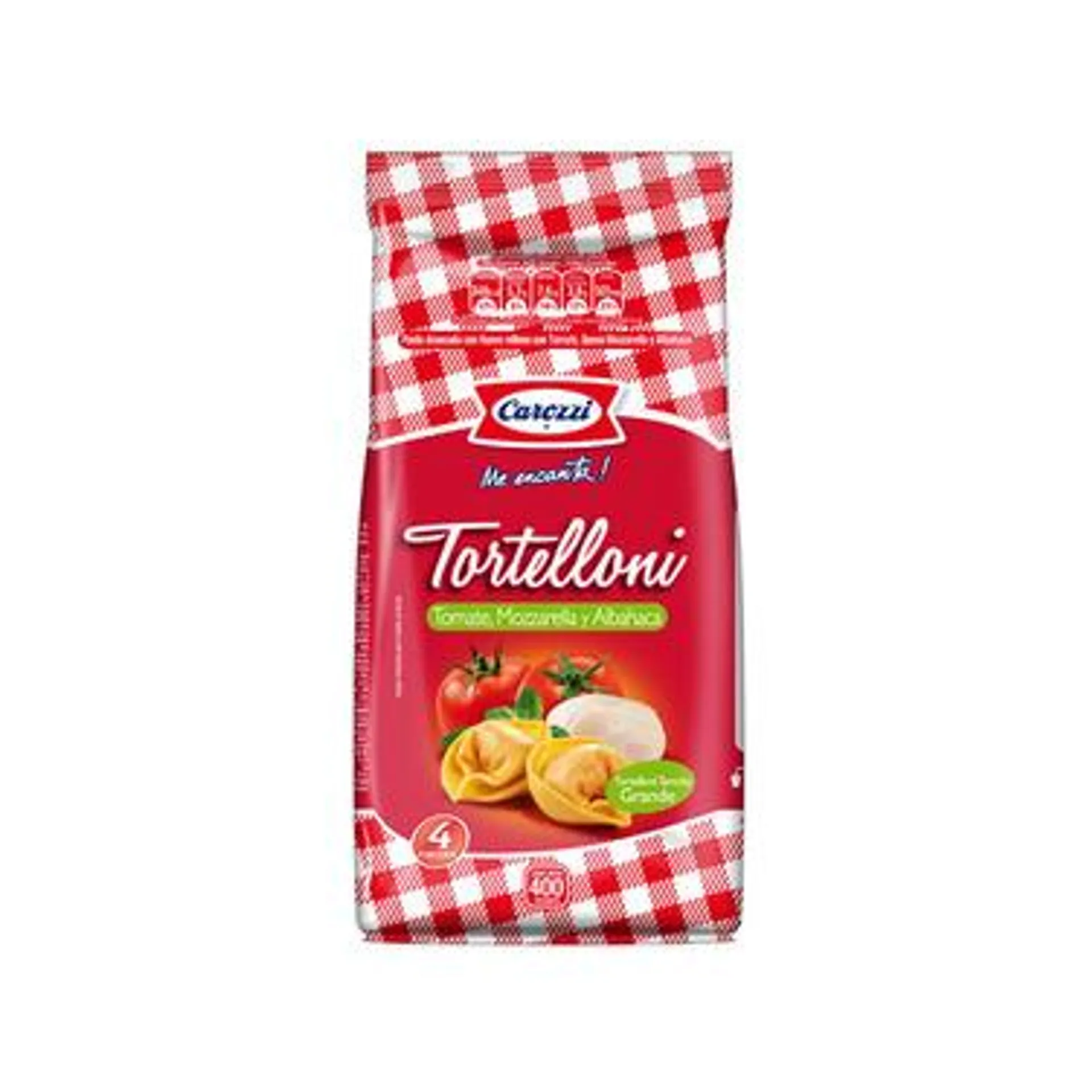 Tortelloni Carozzi Tomate Mozarela Albahaca 400 gr