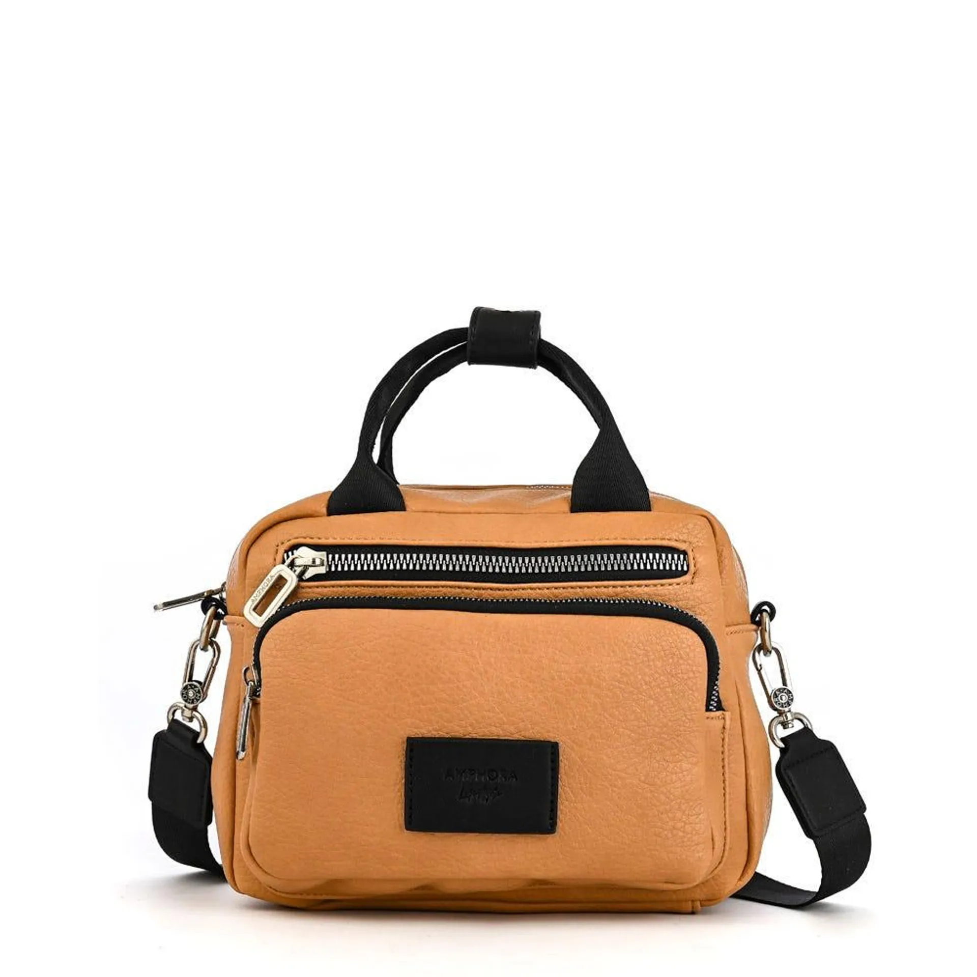 Cartera bandolera mediana poxy camel