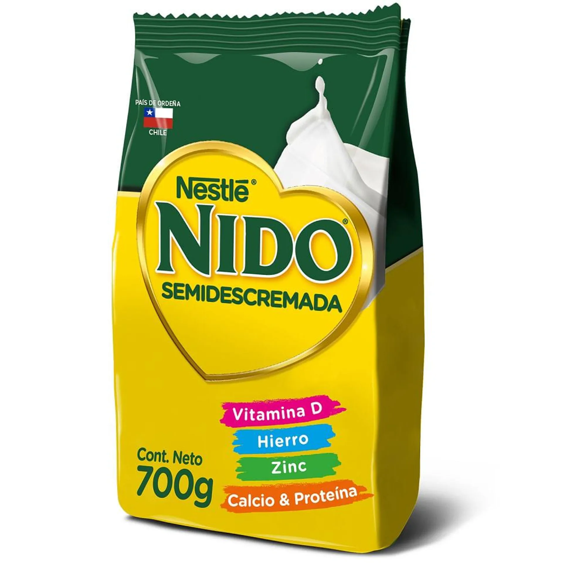 Leche en polvo Nido semidescremada bolsa 700 g