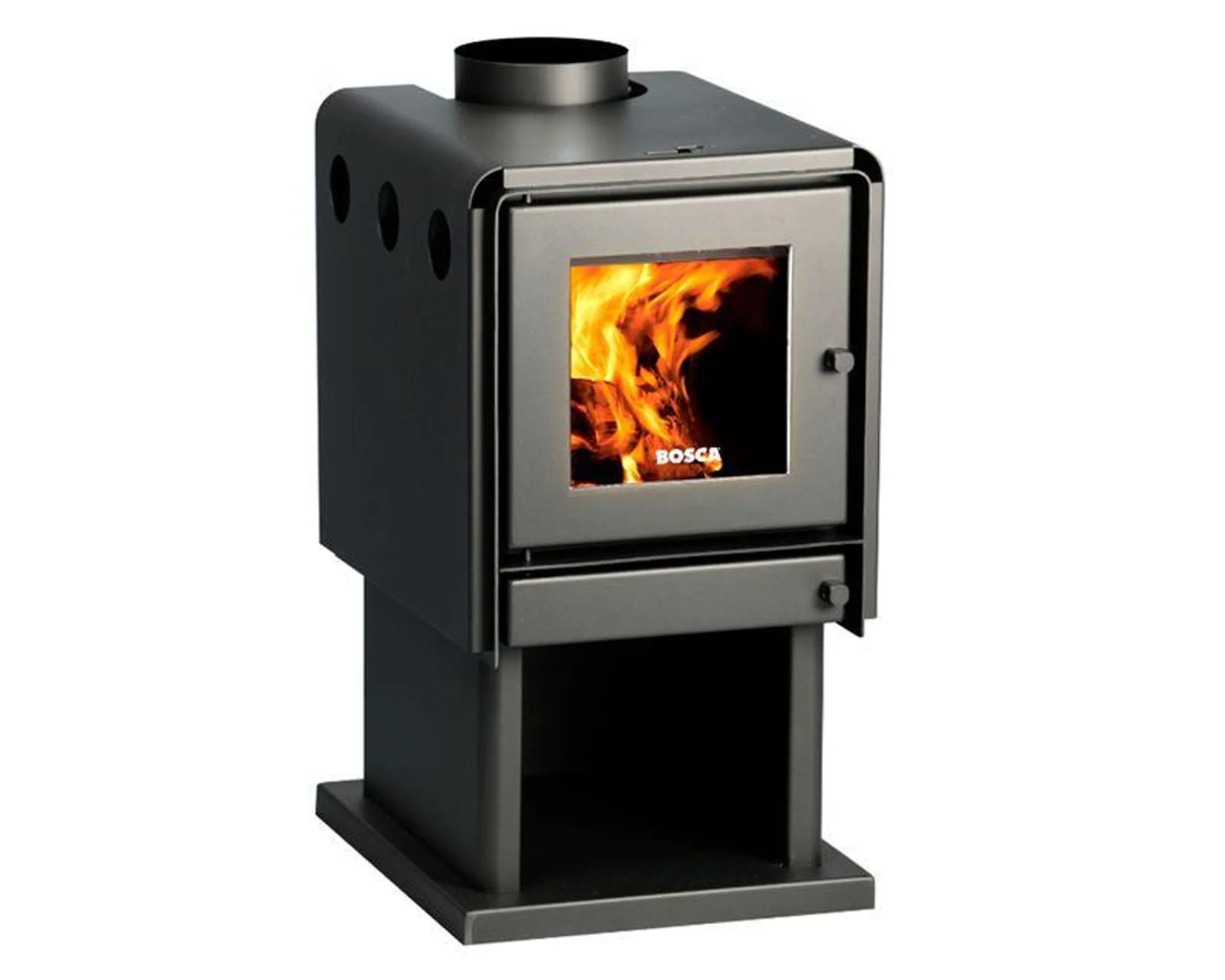 Calefactor a leña 7.5 kW Limit 350 negro