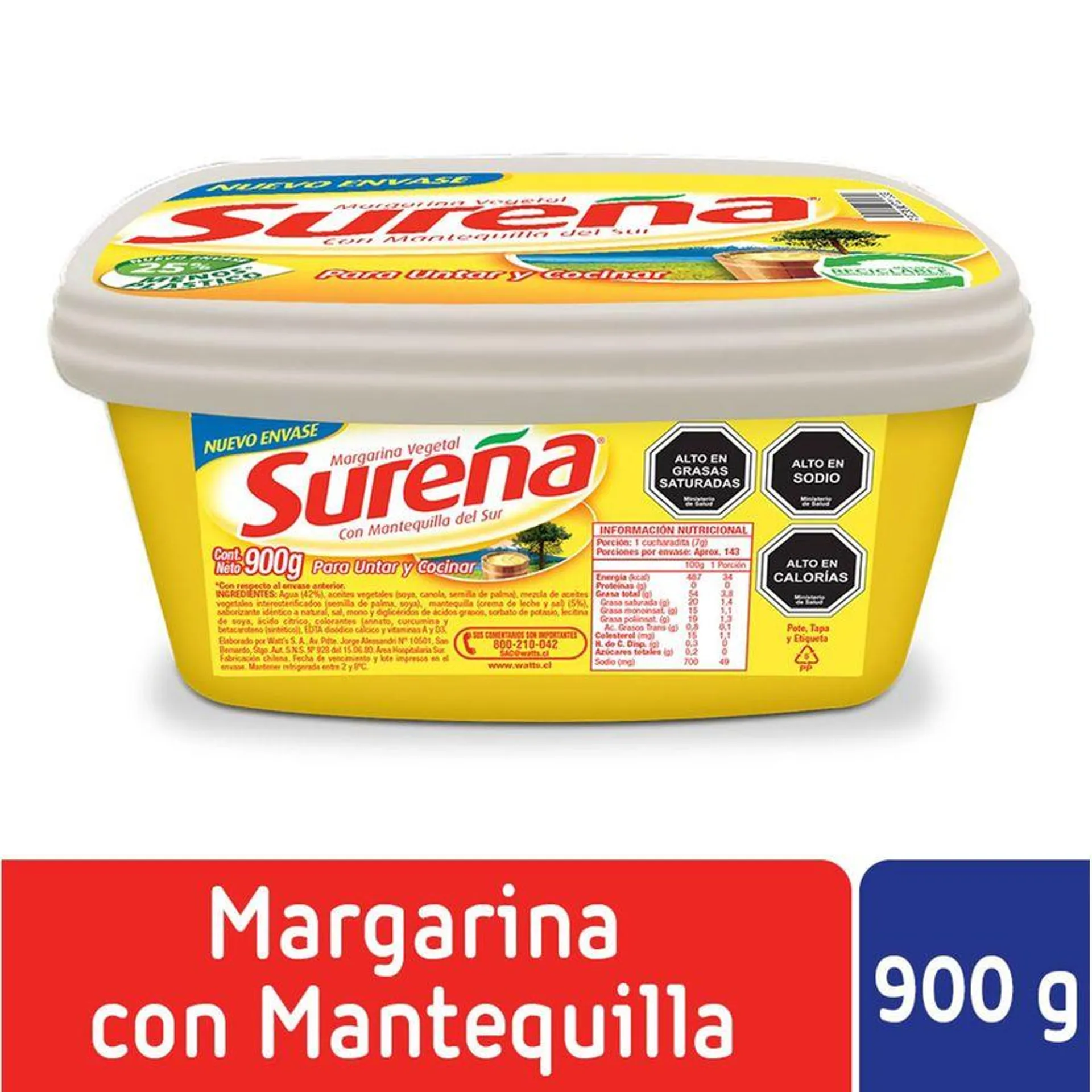 Margarina Sureña con Mantequilla 1 kg