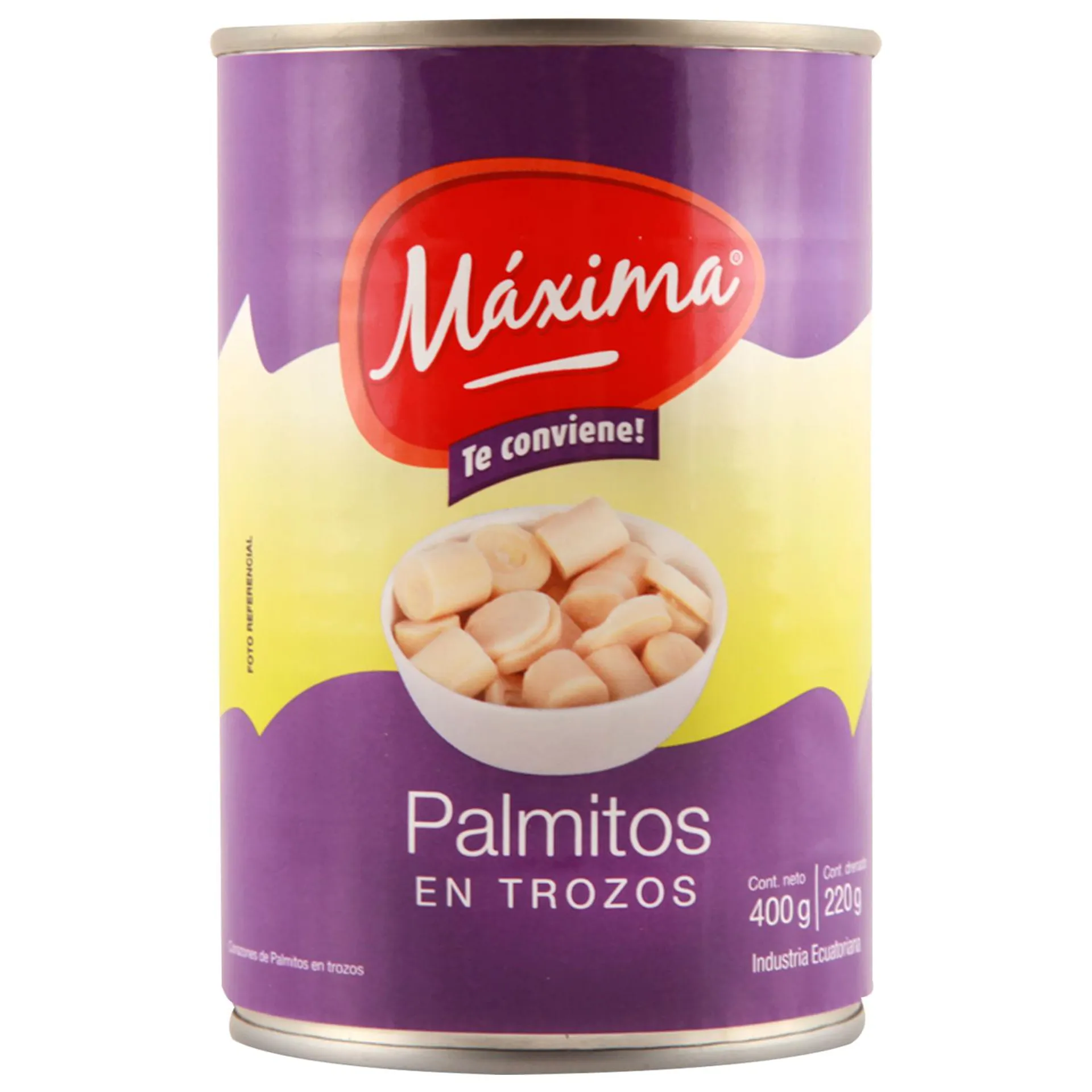 Palmitos en trozos 220 g