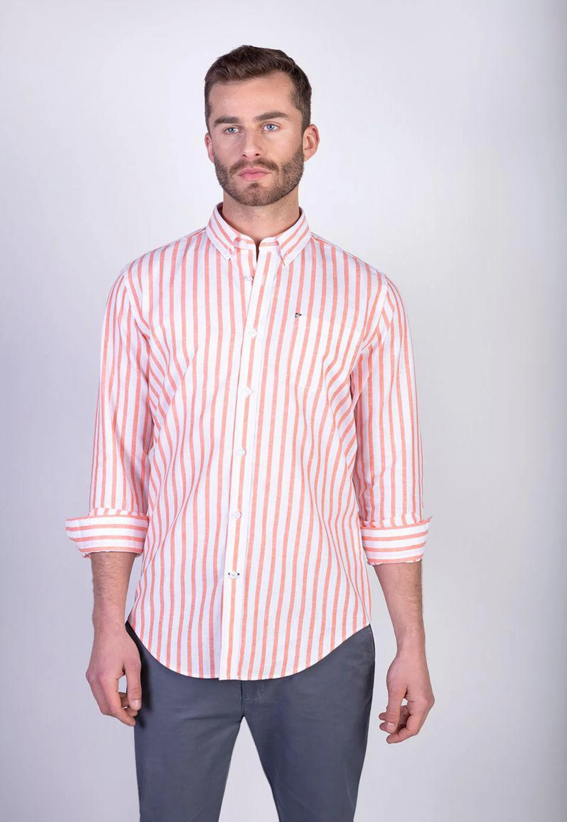 CAMISA SANDWELL ORANGE