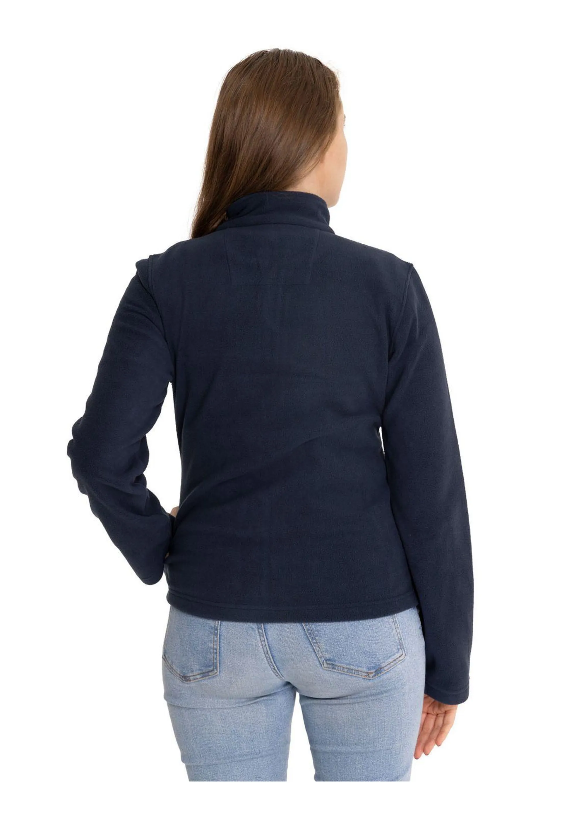 Polar Mujer Microfleece Full Zip Azul Marino