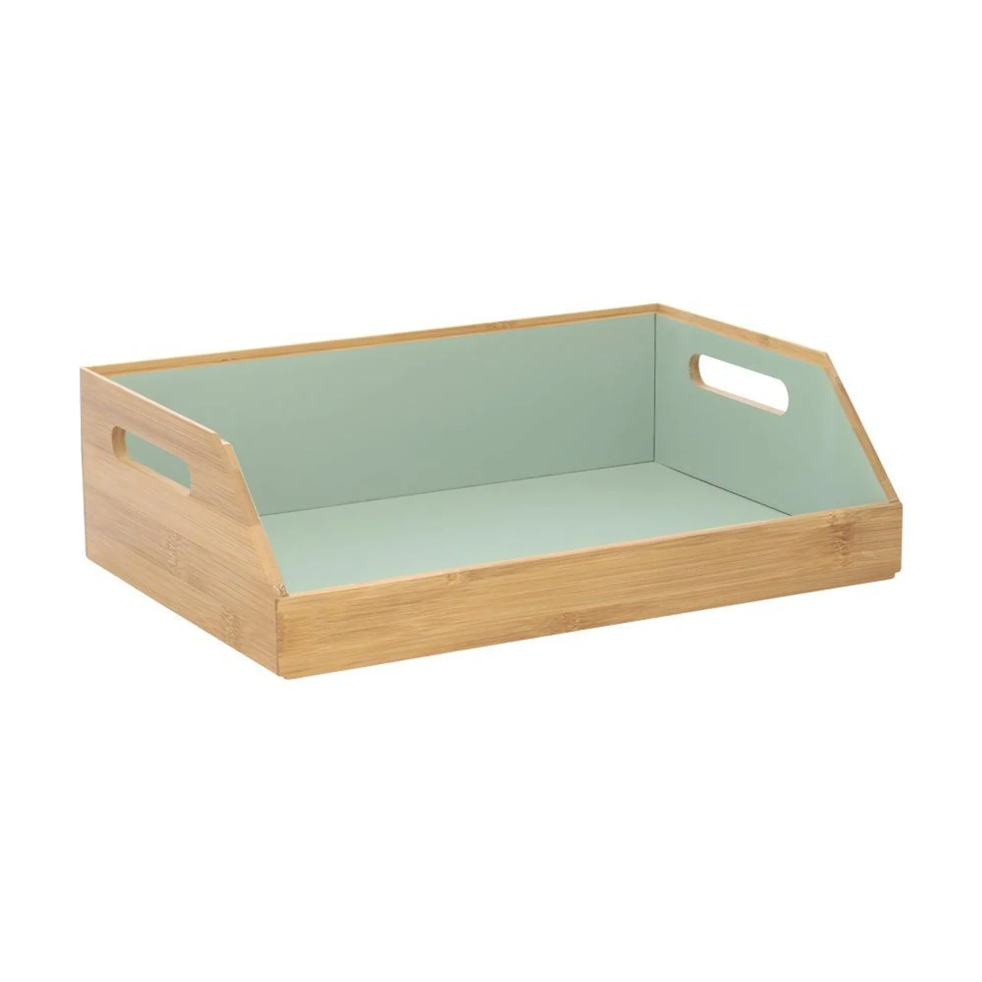 Caja apilable madera bambú A4