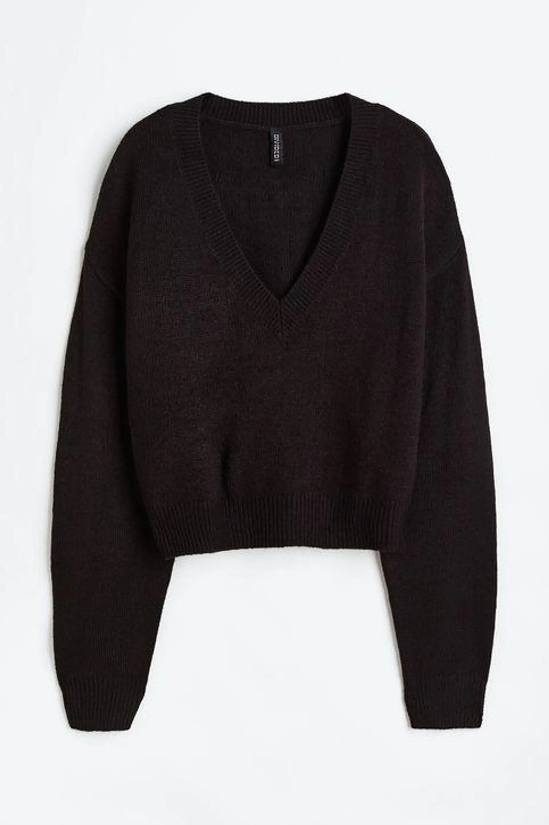 Sweater con cuello en V