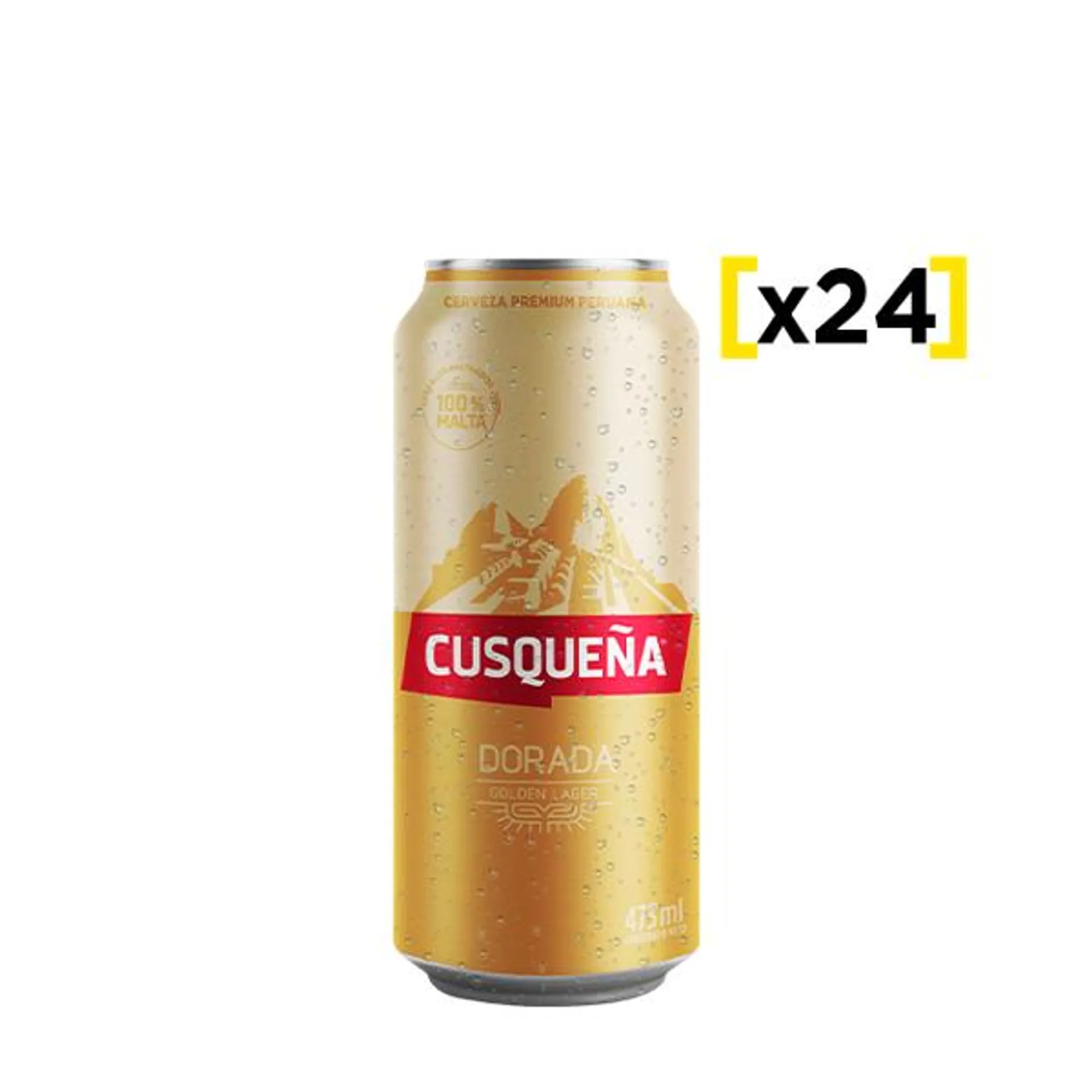 Cerveza Cusqueña lata 473 CC x24